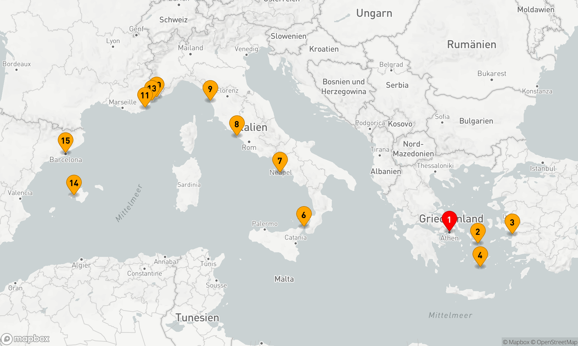 Route 14 Nächte - AZURE HORIZONS