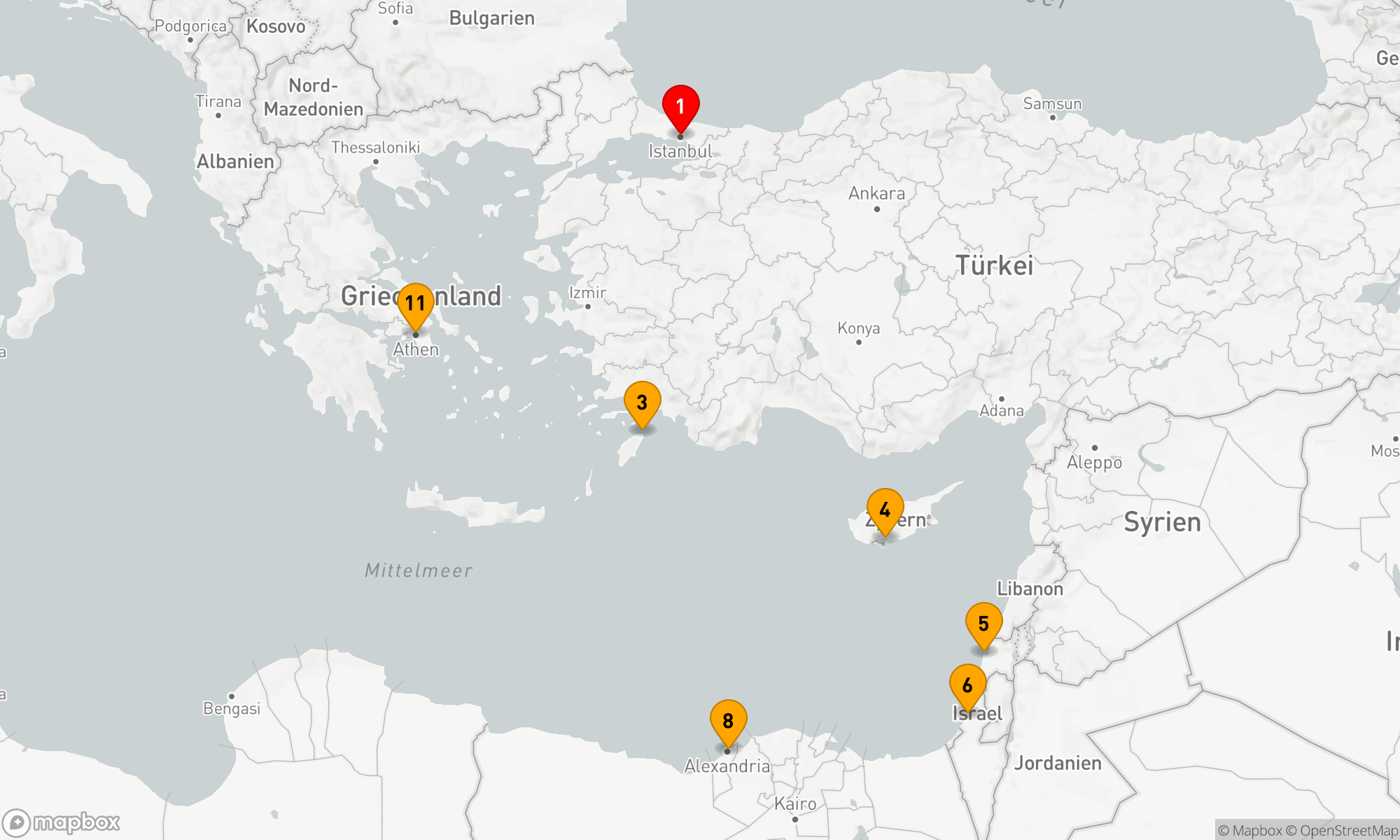 Route 10 Nächte - IKONEN DES ALTERTUMS