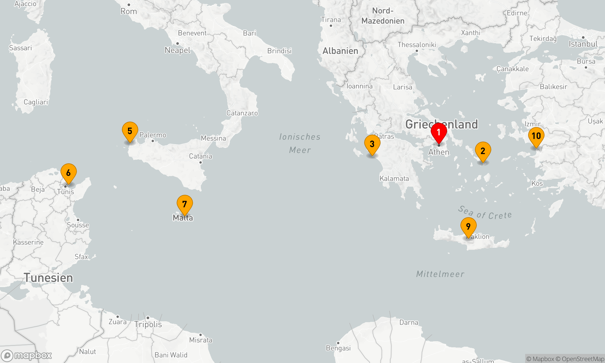 Route 10 Nächte - BEST OF GREECE