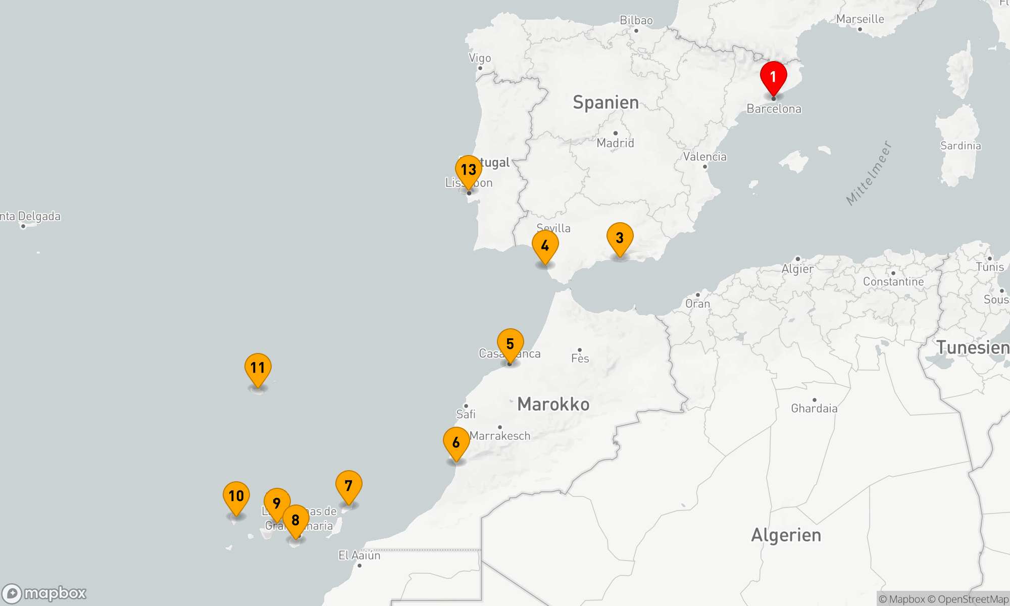 Route 12 Nächte - REISE NACH EL TEIDE