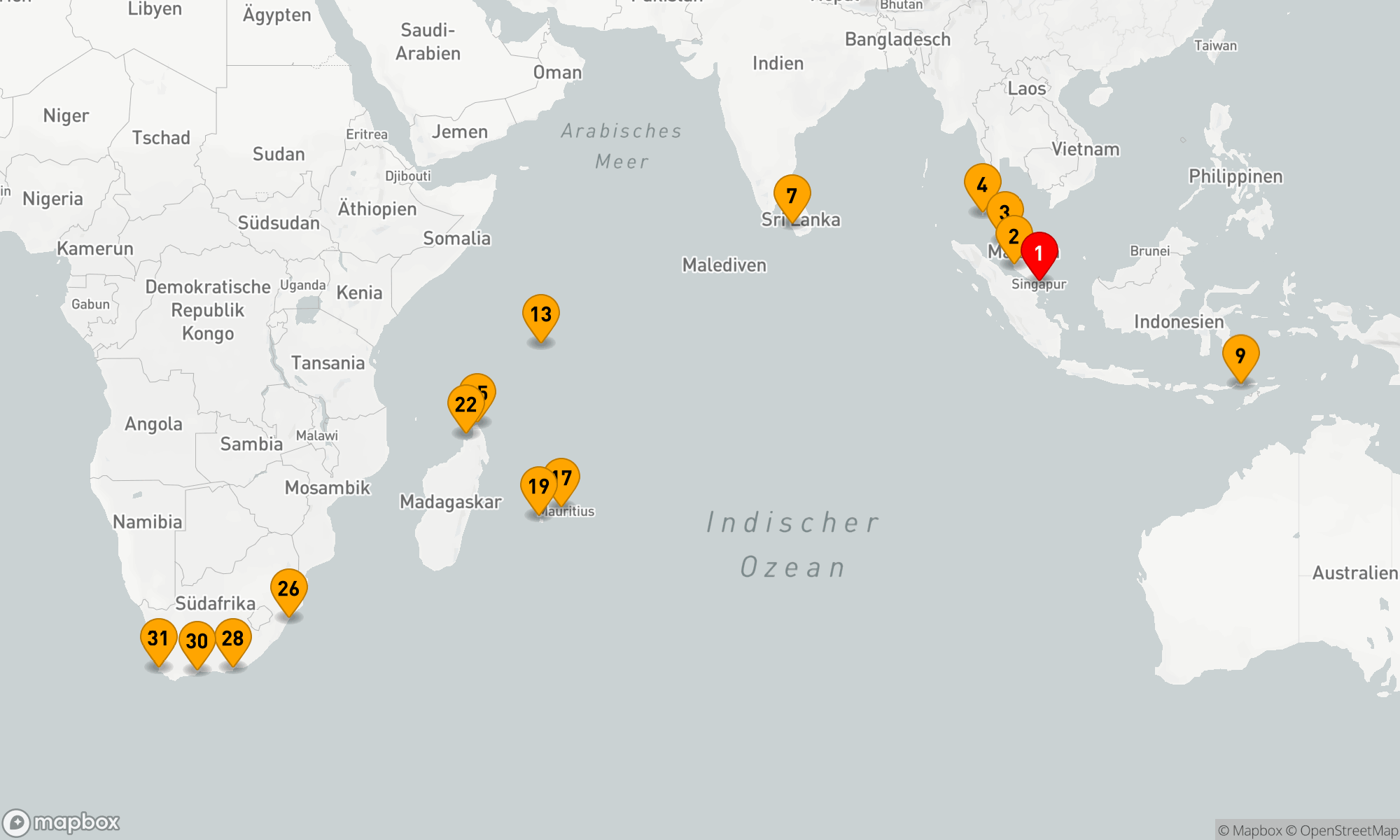 Route 31 Nächte - UFER VON SEIDE UND SONNE