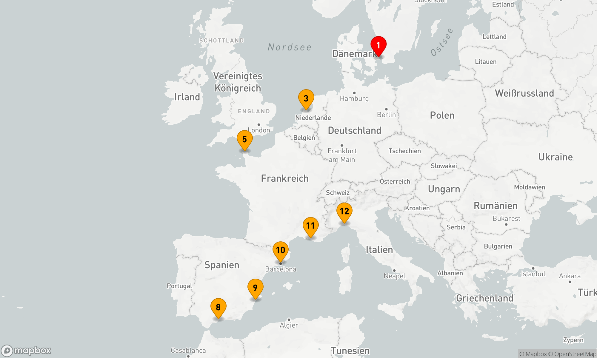 Route 11 Nächte - Von Nordlicht zu Mittelmeerzauber