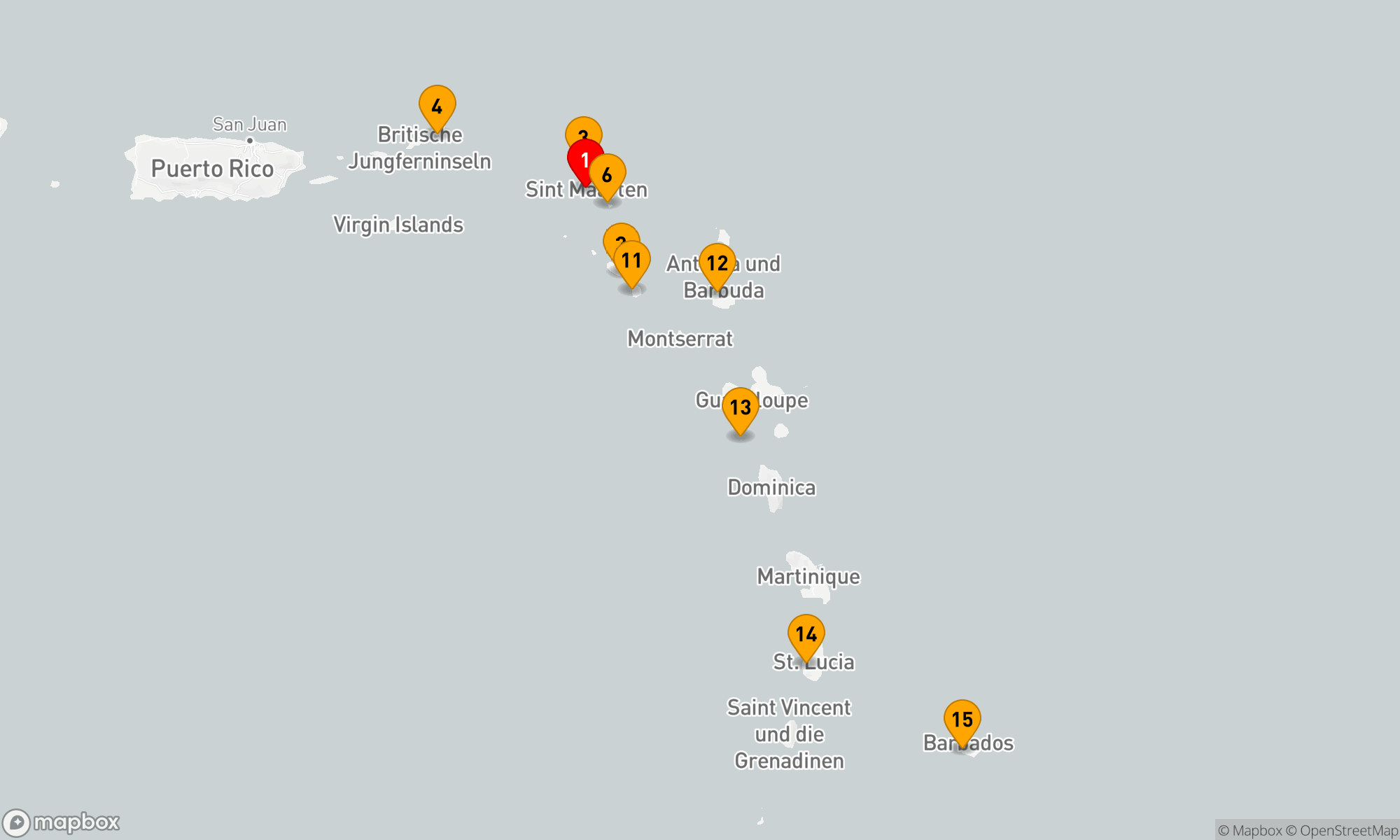 Route 14 Nächte - Entdecken Sie die Perlen der Karibik
