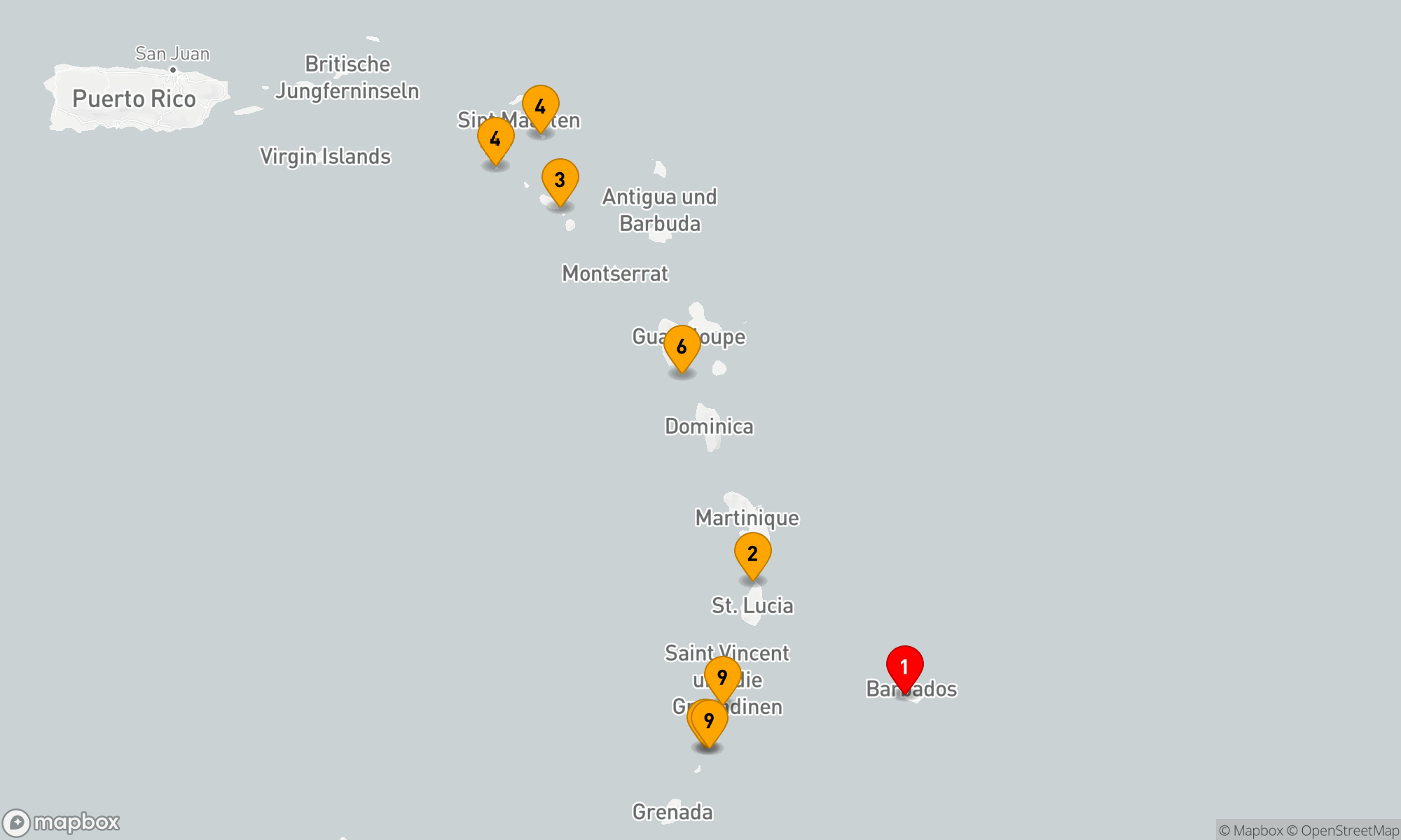 Route 10 Nächte - Karibische Traumwellenreise