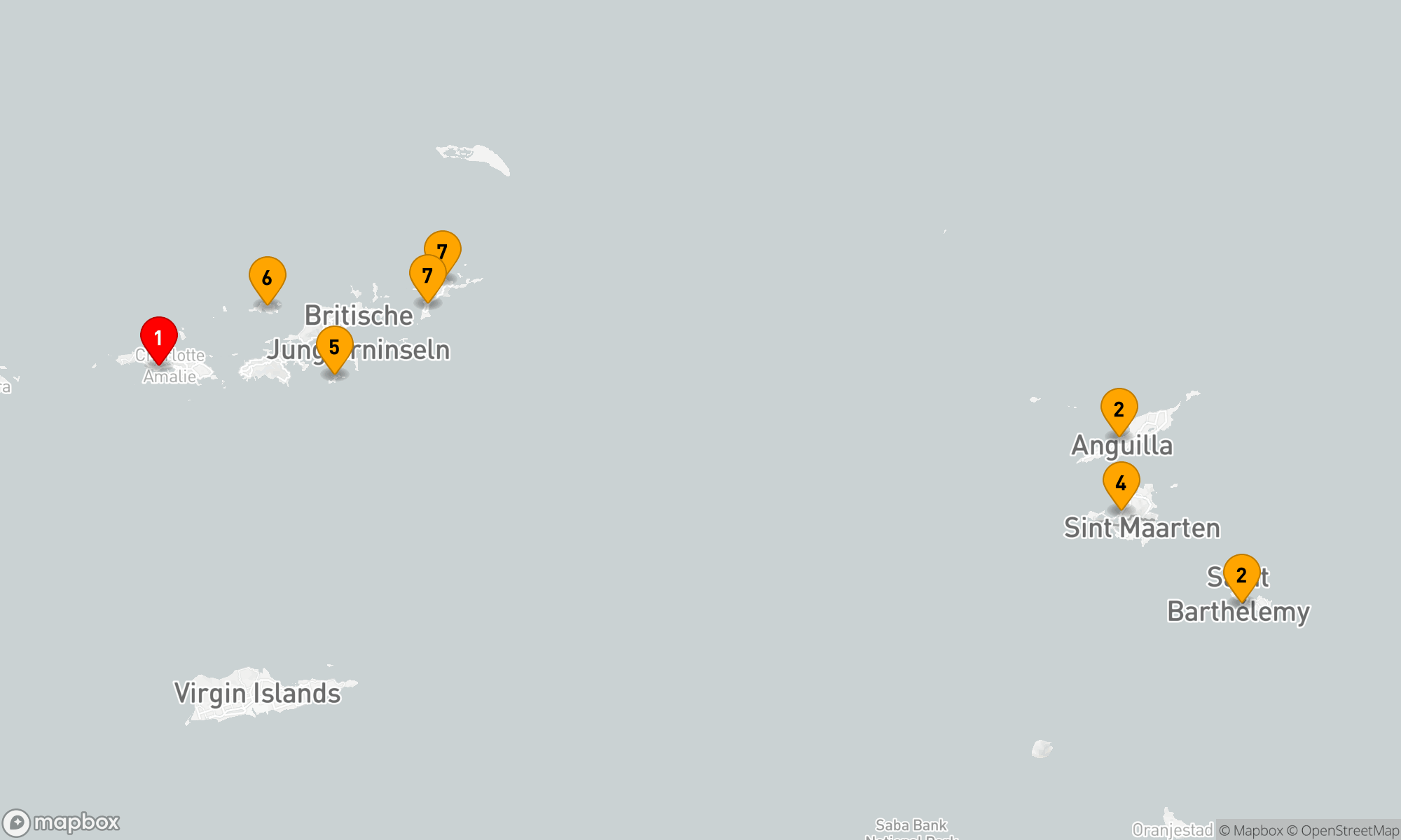 Route 7 Nächte - Karibische Inselträume: Entdeckungsreise der Juwelen der Leewards