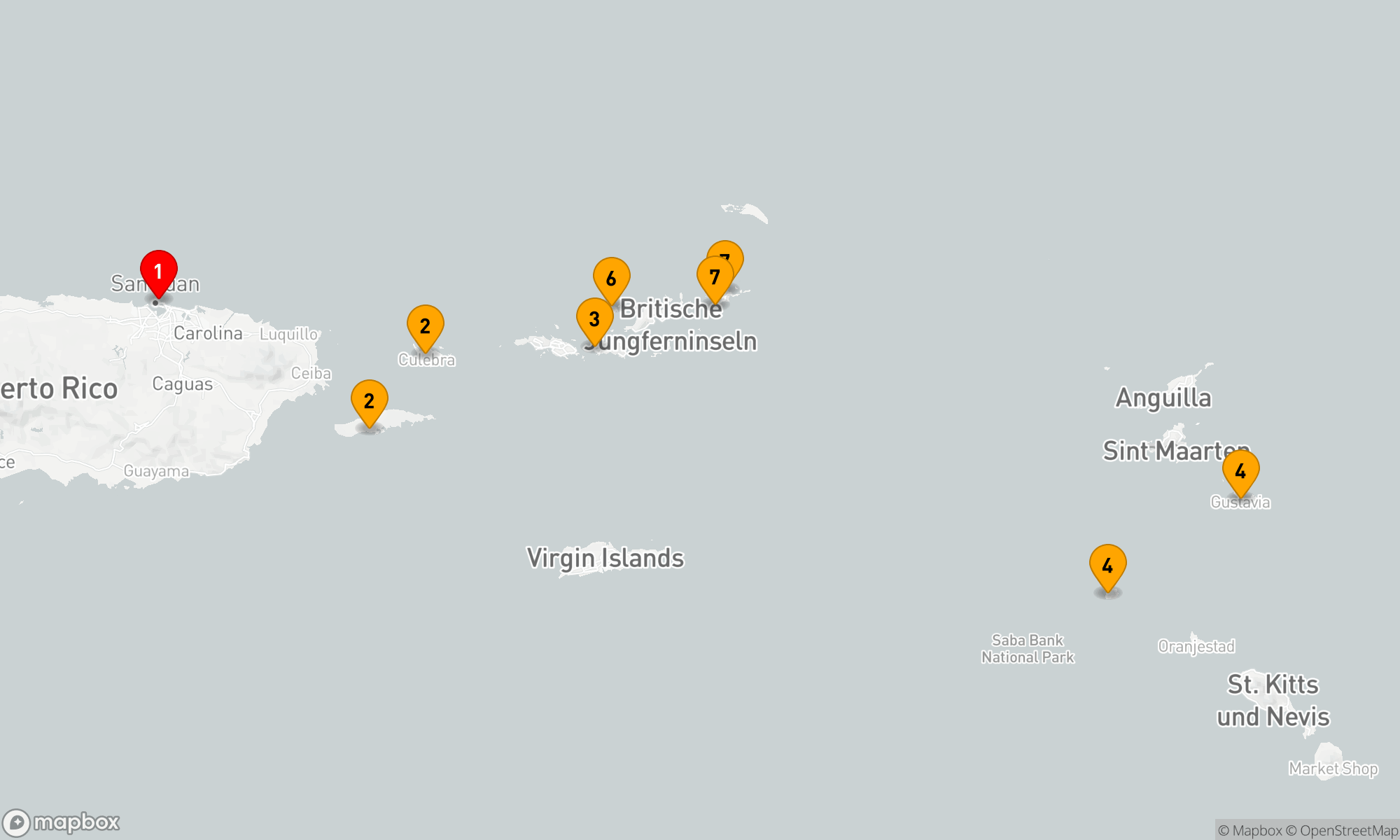 Route 7 Nächte - Karibische Inselträume mit SeaDream