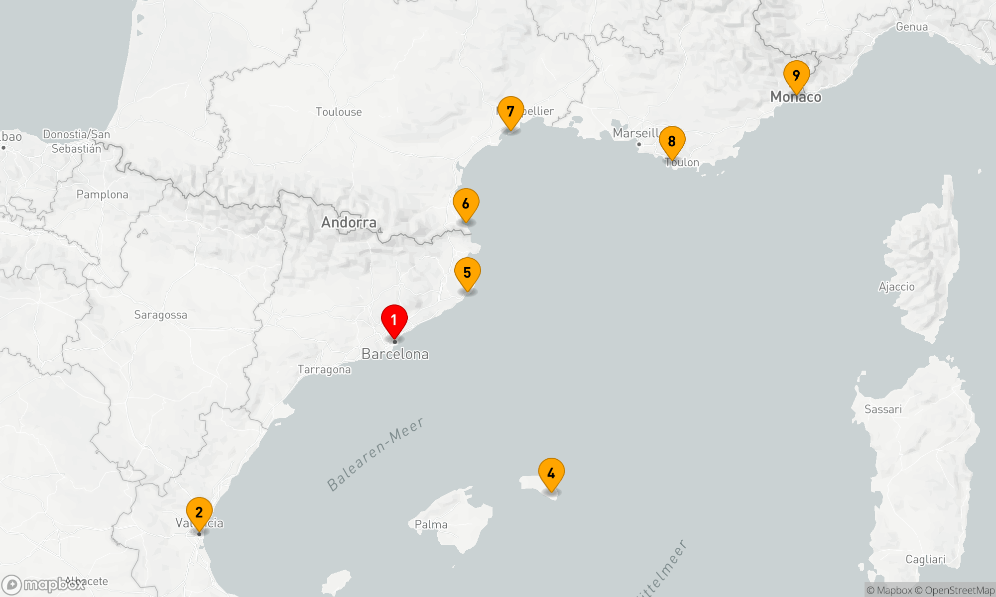 Route 8 Nächte - SPANISCHER & FRANZÖSISCHER KÜSTENCHARME