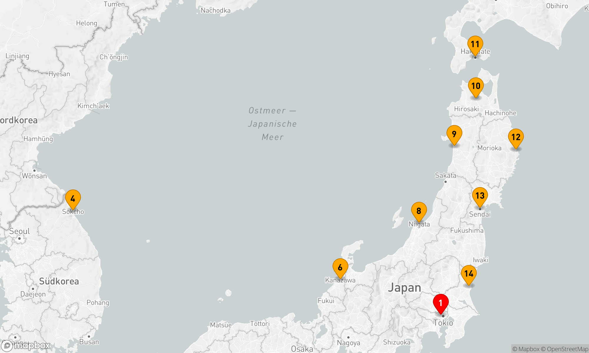 Route 14 Nächte - HORIZONTE ERNTEN: JAPANS KÜSTENZAUBER