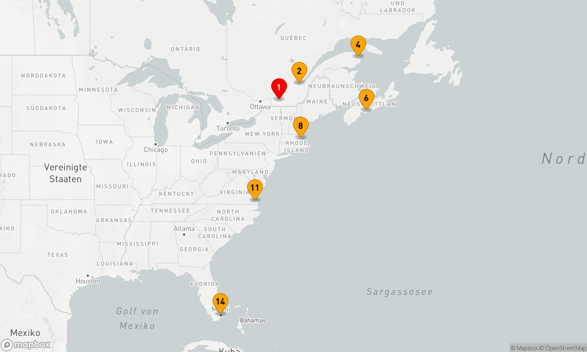 Route 13 Nächte - ATLANTIKKÜSTE: LEUCHTTÜRME & NEW ENGLAND CHARME