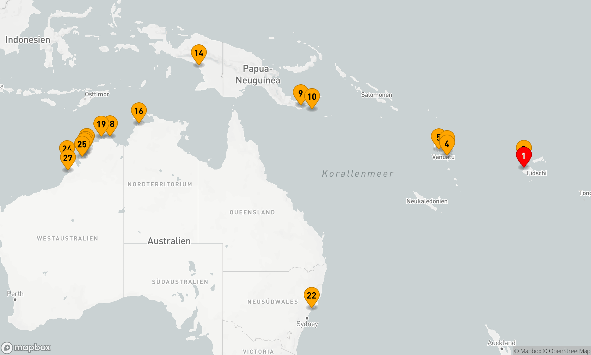 Route 26 Nächte - PAPUA-NEUGUINEA & KIMBERLEY EXPEDITION