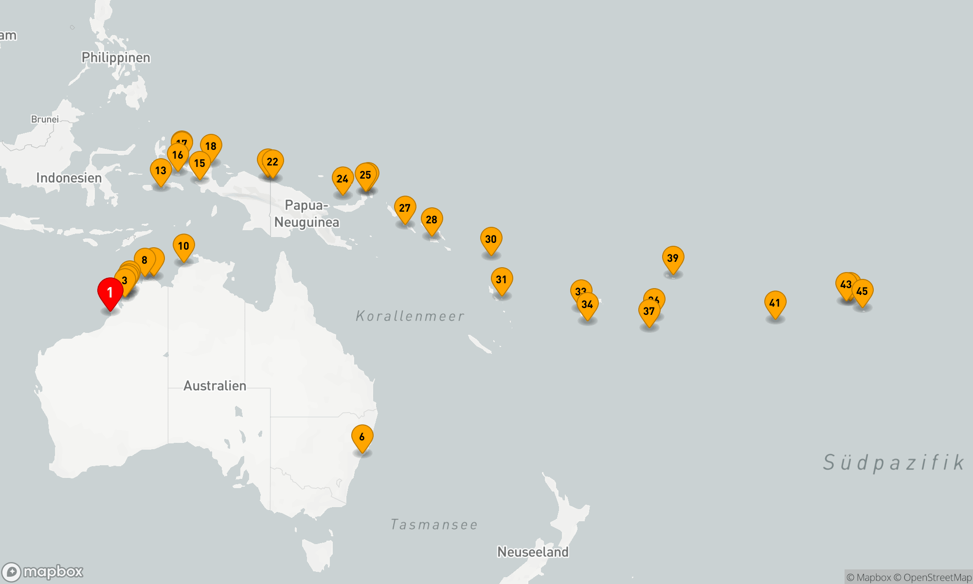 Route 44 Nächte - KIMBERLEY EXPEDITION,  INDONESIEN & PAPUA-NEUGUINEA