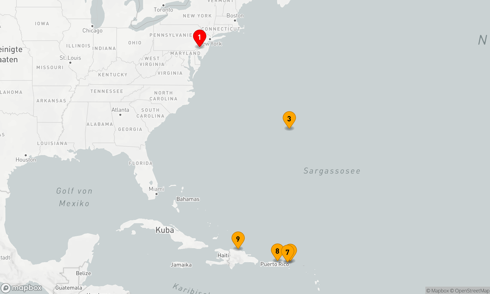 Route 11 Nächte - Karibische Entdeckerreise ab Philadelphia