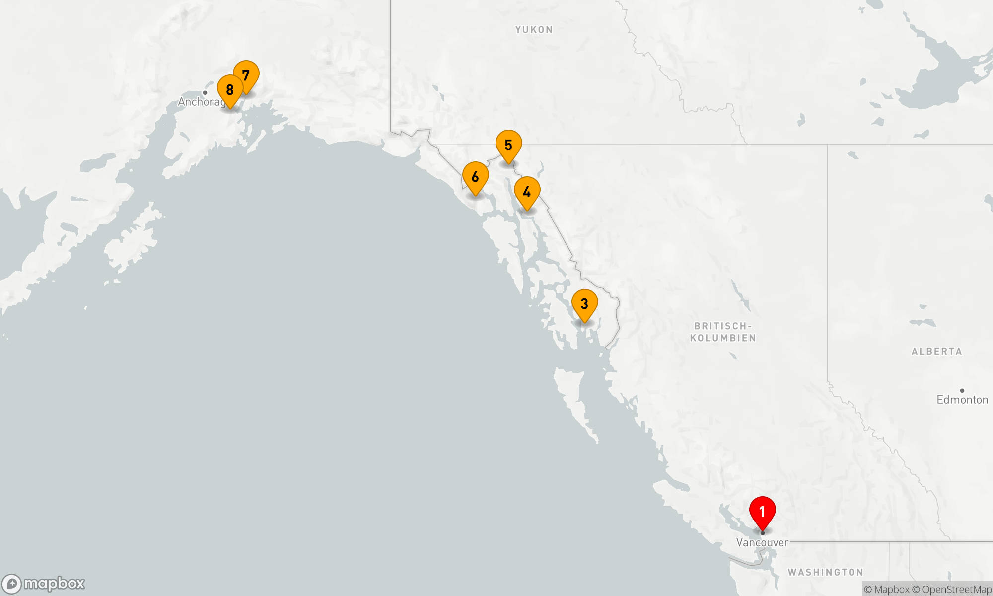 Route 7 Nächte - GLETSCHERENTDECKUNG NORDWÄRTS