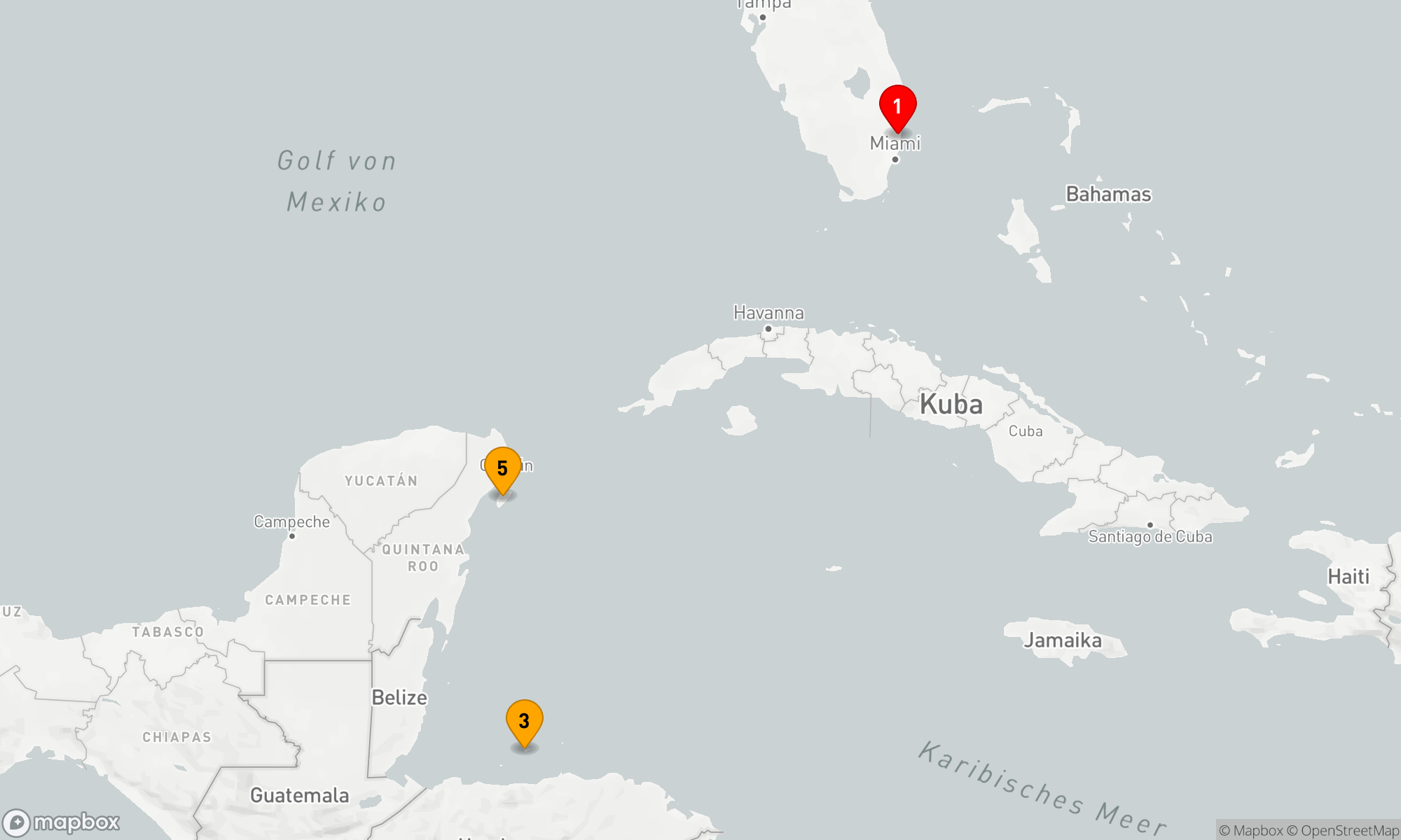 Route 6 Nächte - Westliche Karibik mit Mexiko