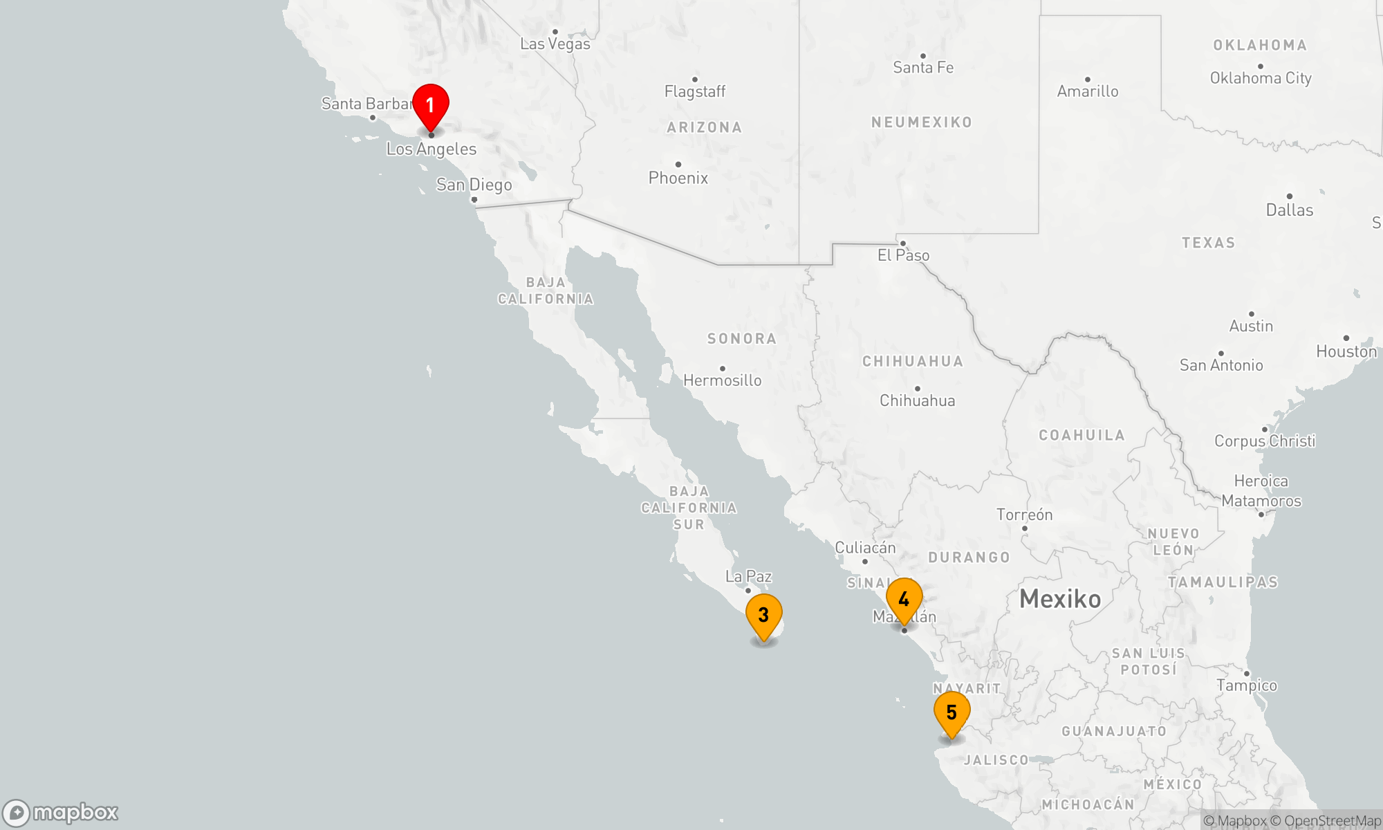 Route 7 Nächte - Mexikanische Riviera