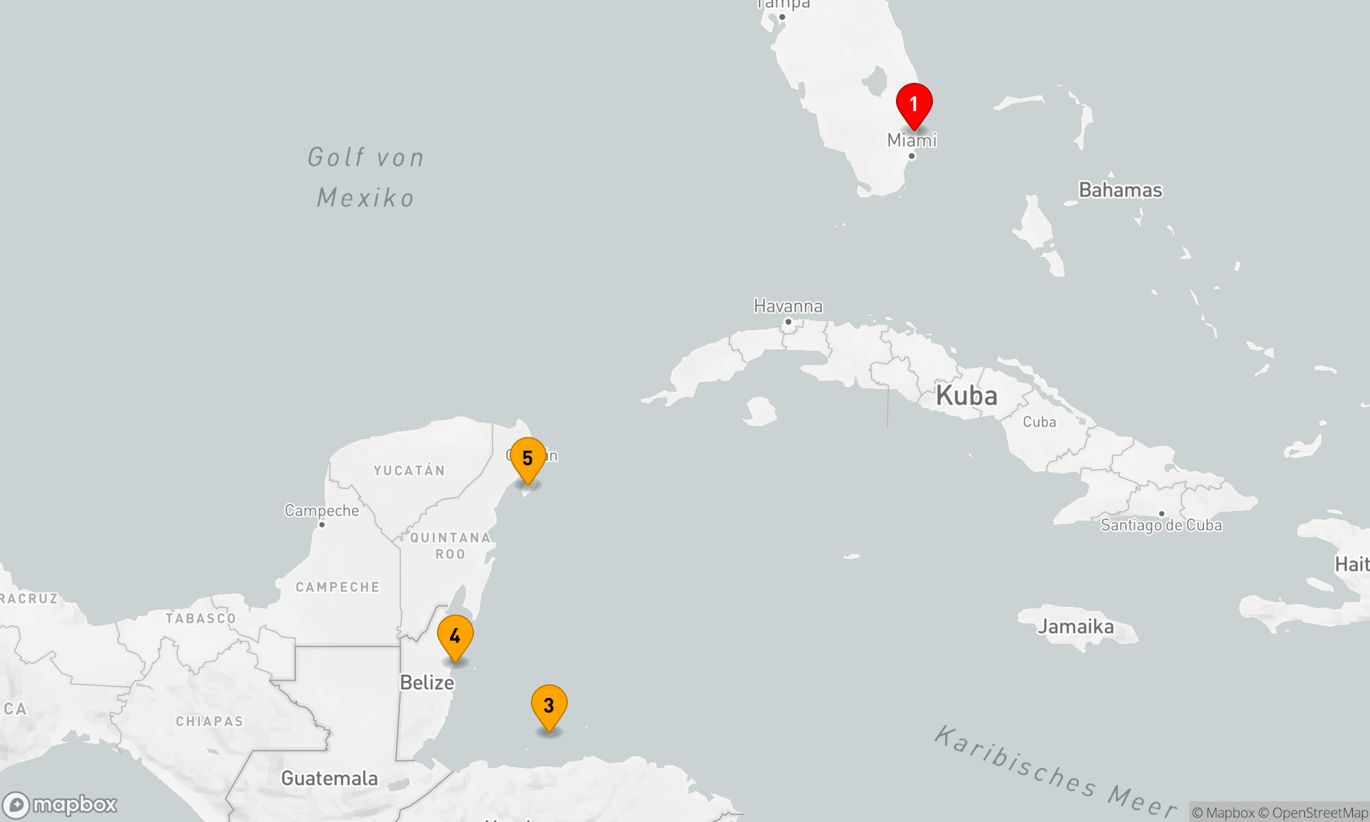Route 6 Nächte - Westliche Karibik mit Mexiko