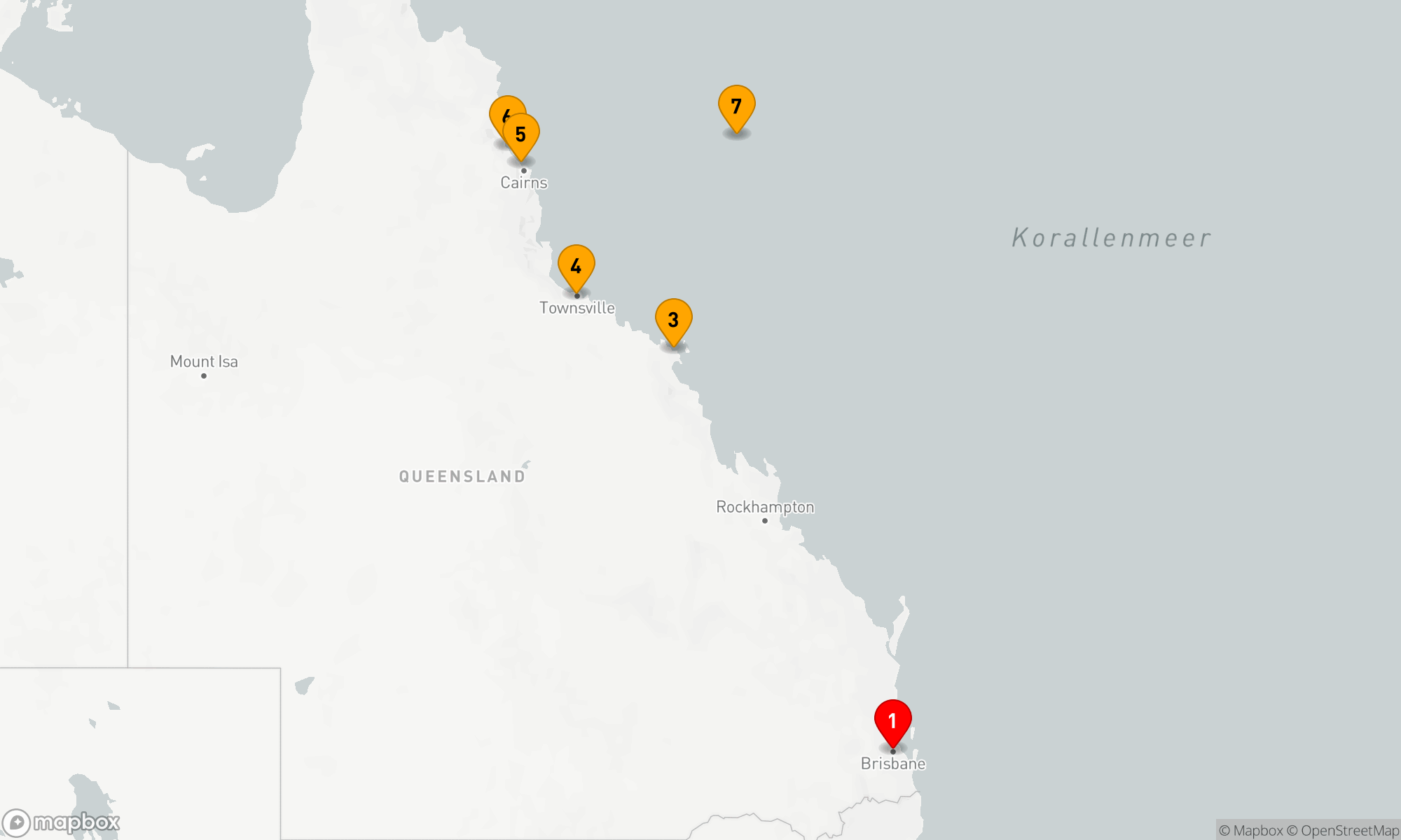Route 8 Nächte - Queensland mit Great Barrier Reef