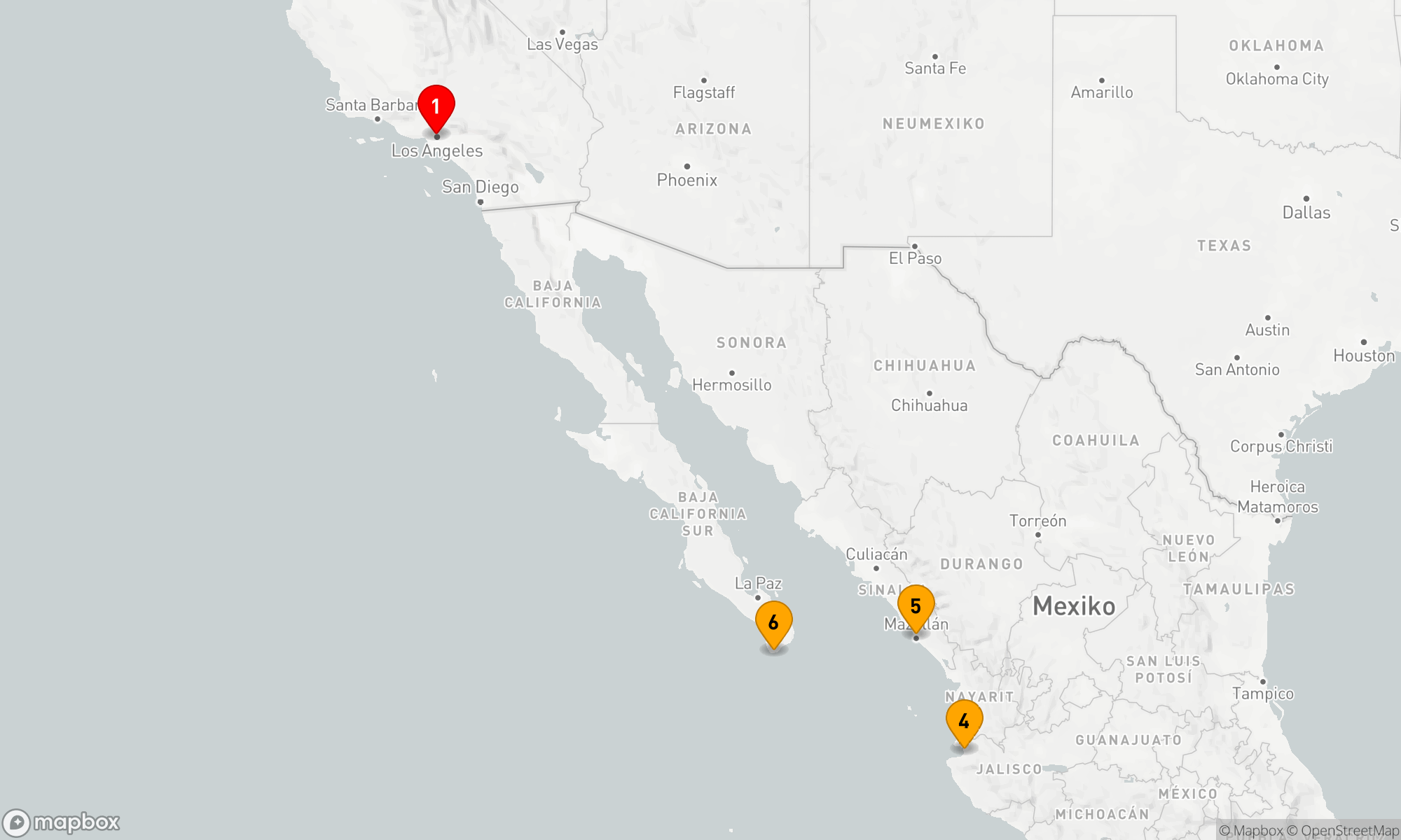Route 7 Nächte - Mexikanische Riviera
