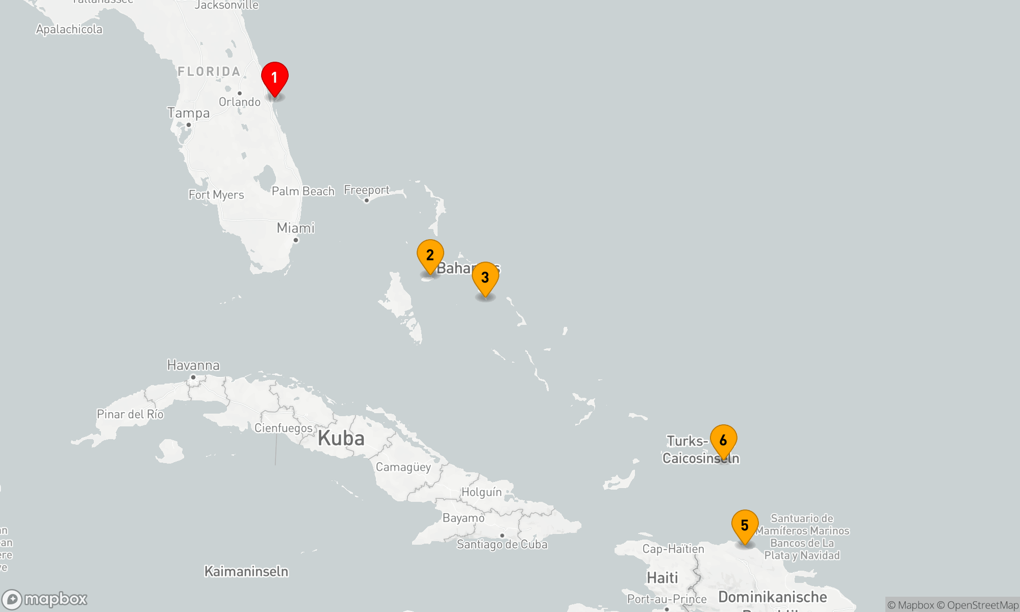 Route 7 Nächte - Östliche Karibik mit Turks & Caicos