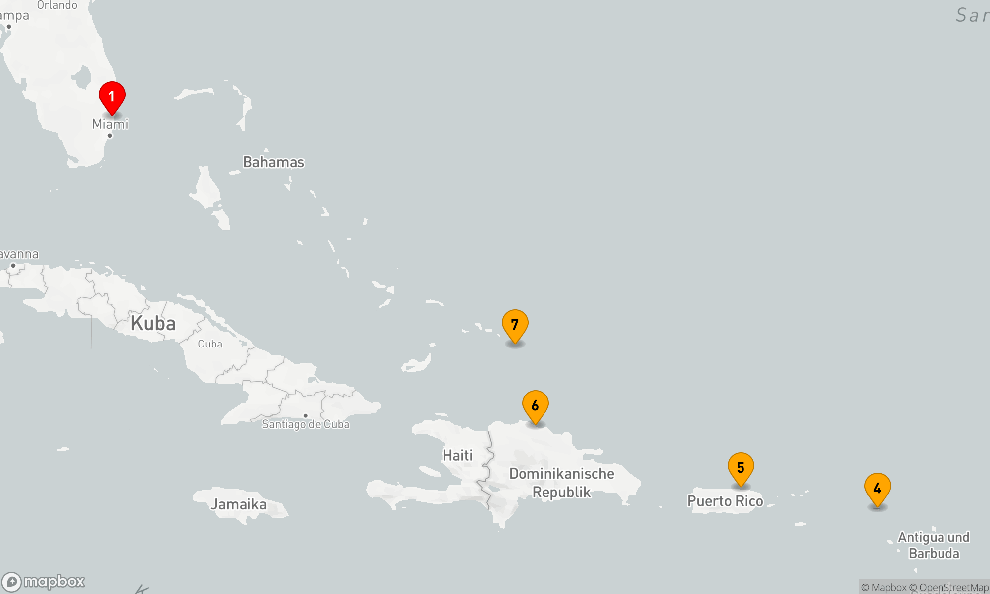 Route 8 Nächte - Östliche Karibik mit Puerto Rico