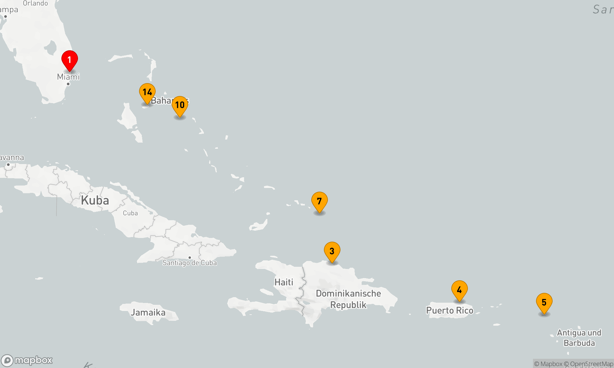 Route 14 Nächte - Ostkaribik Abenteurer Urlaub