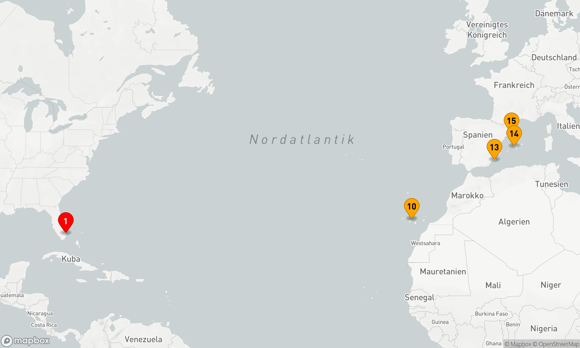 Route 14 Nächte - Spanische Passage