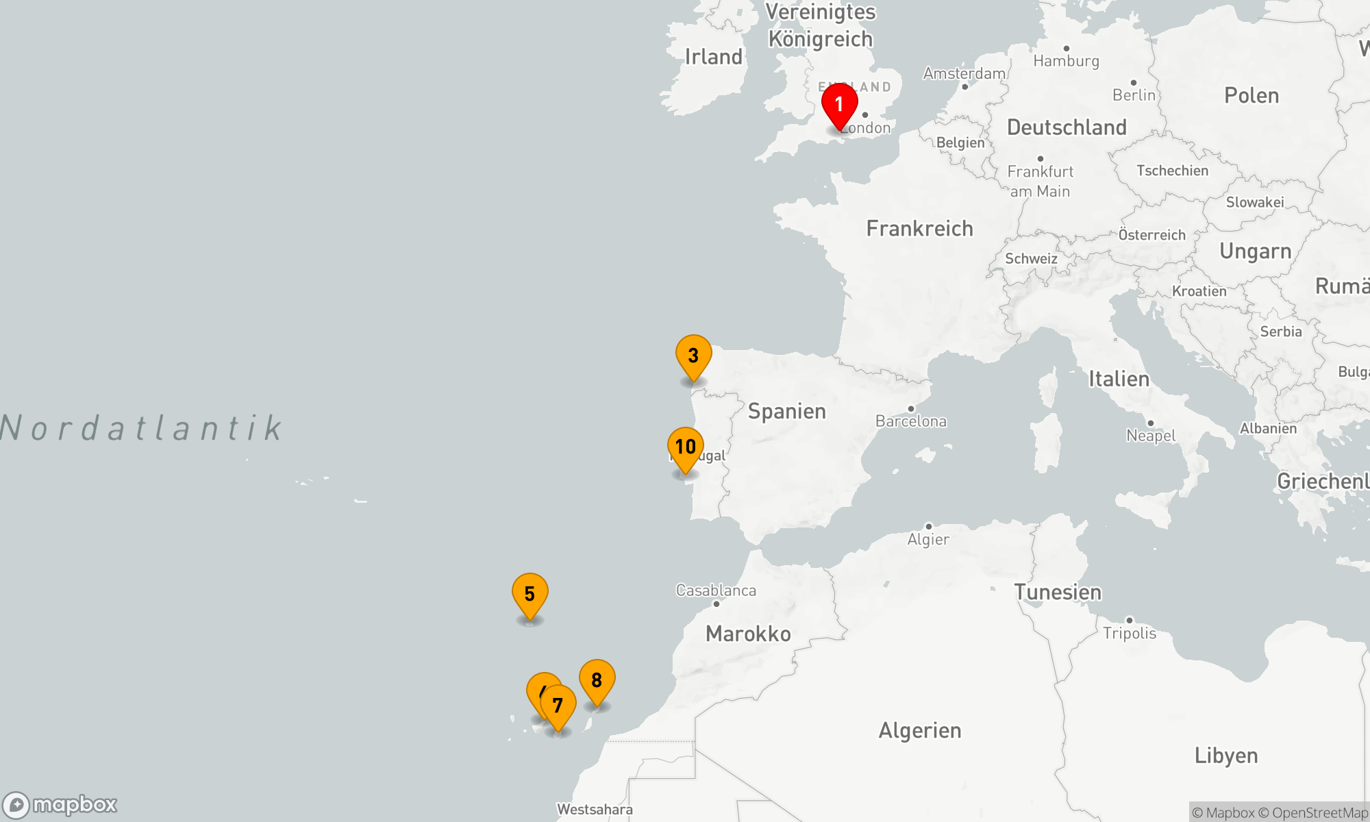 Route 12 Nächte - Kanarische Inseln