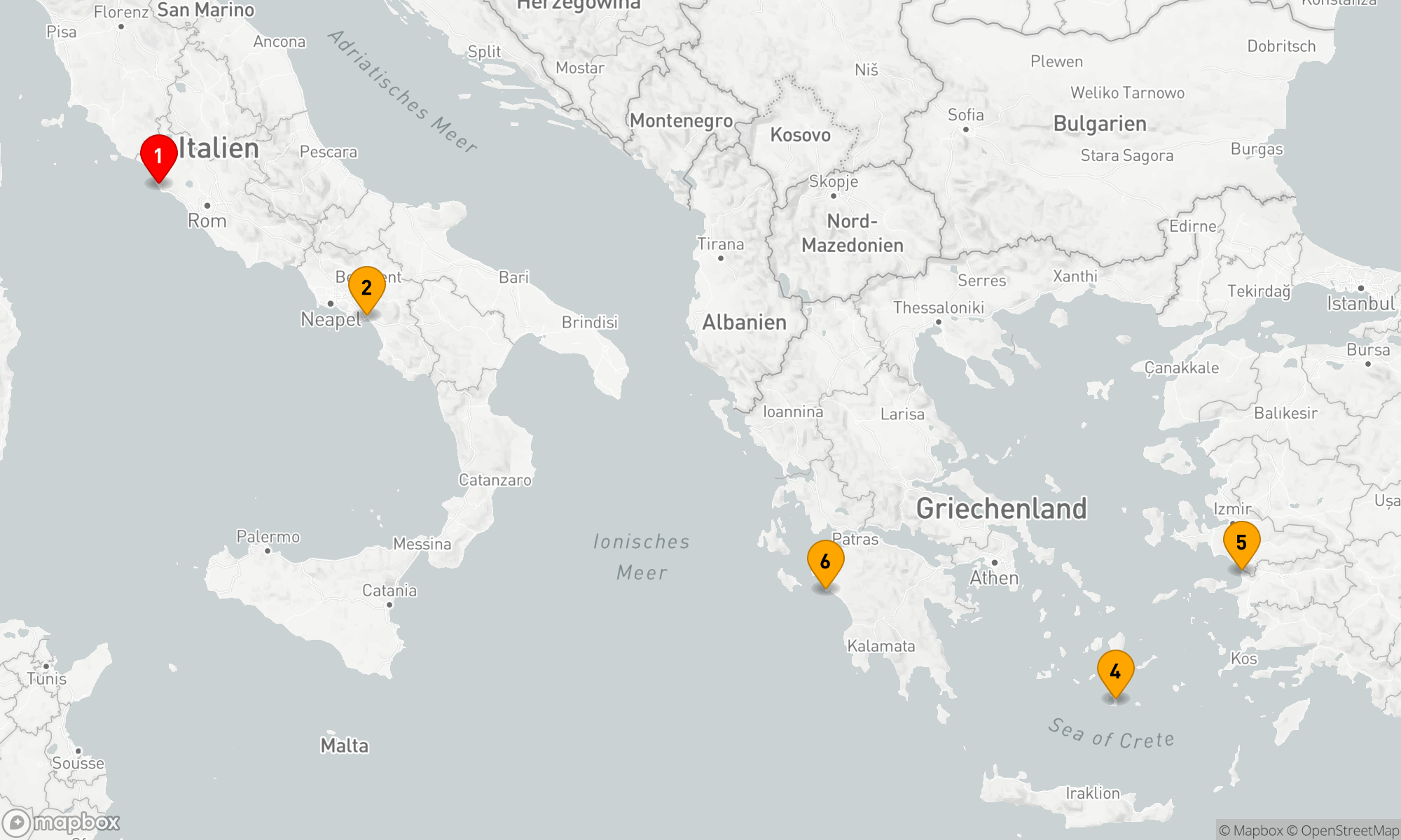 Route 7 Nächte - Mittelmeer & Ägäis