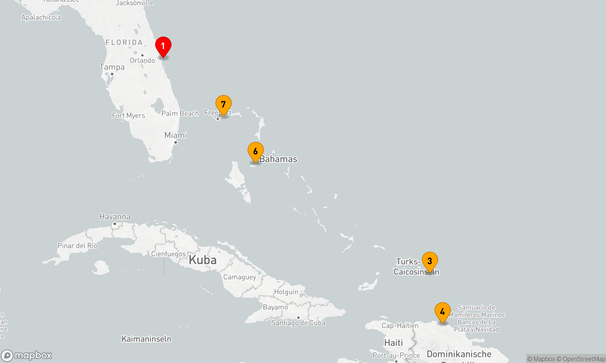 Route 7 Nächte - ÖSTLICHE KARIBIK