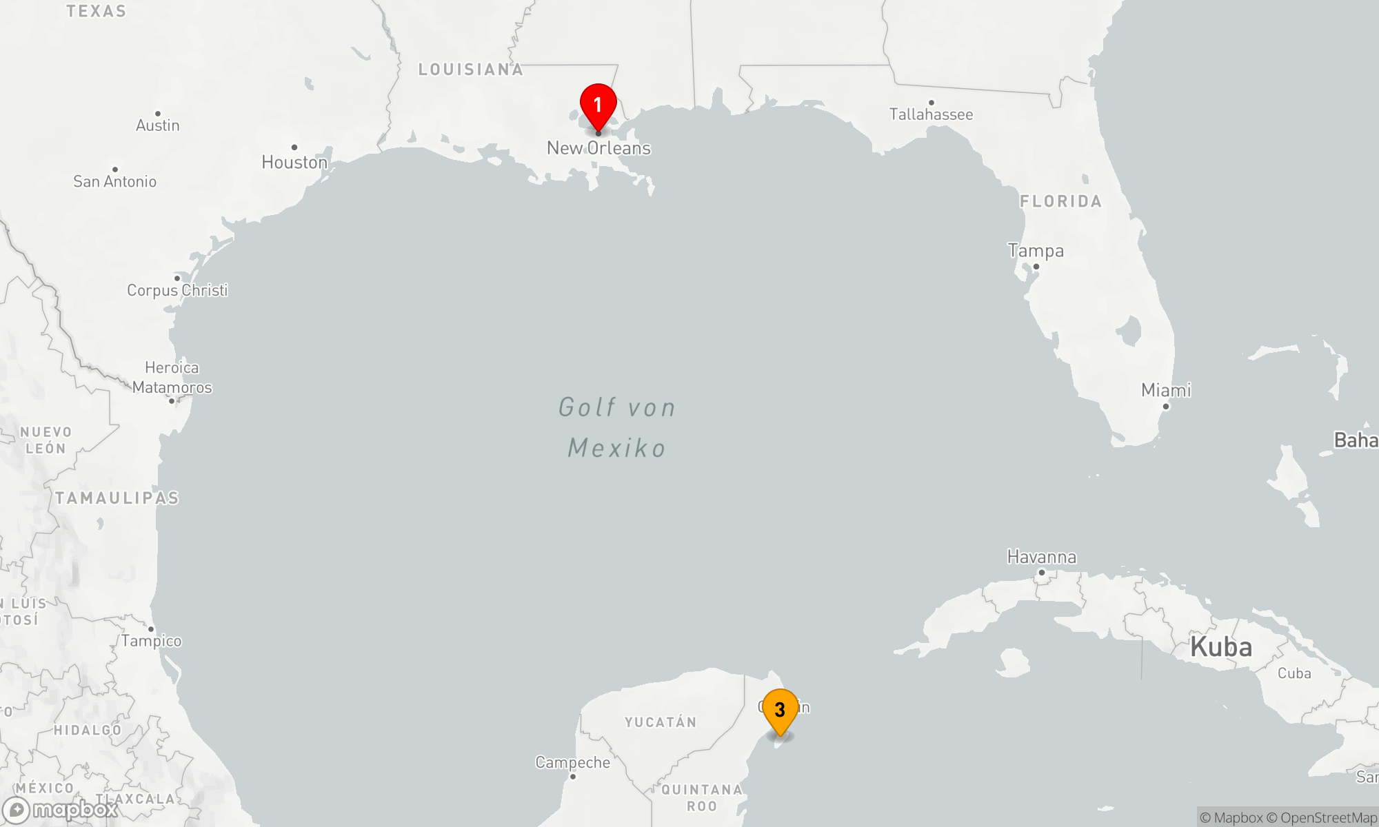 Route 4 Nächte - WESTLICHE KARIBIK