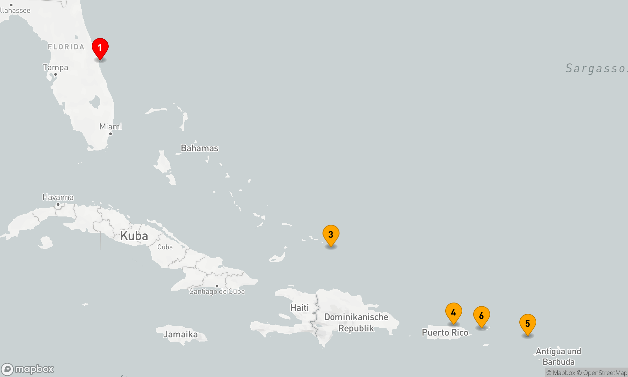 Route 8 Nächte - ÖSTLICHE KARIBIK