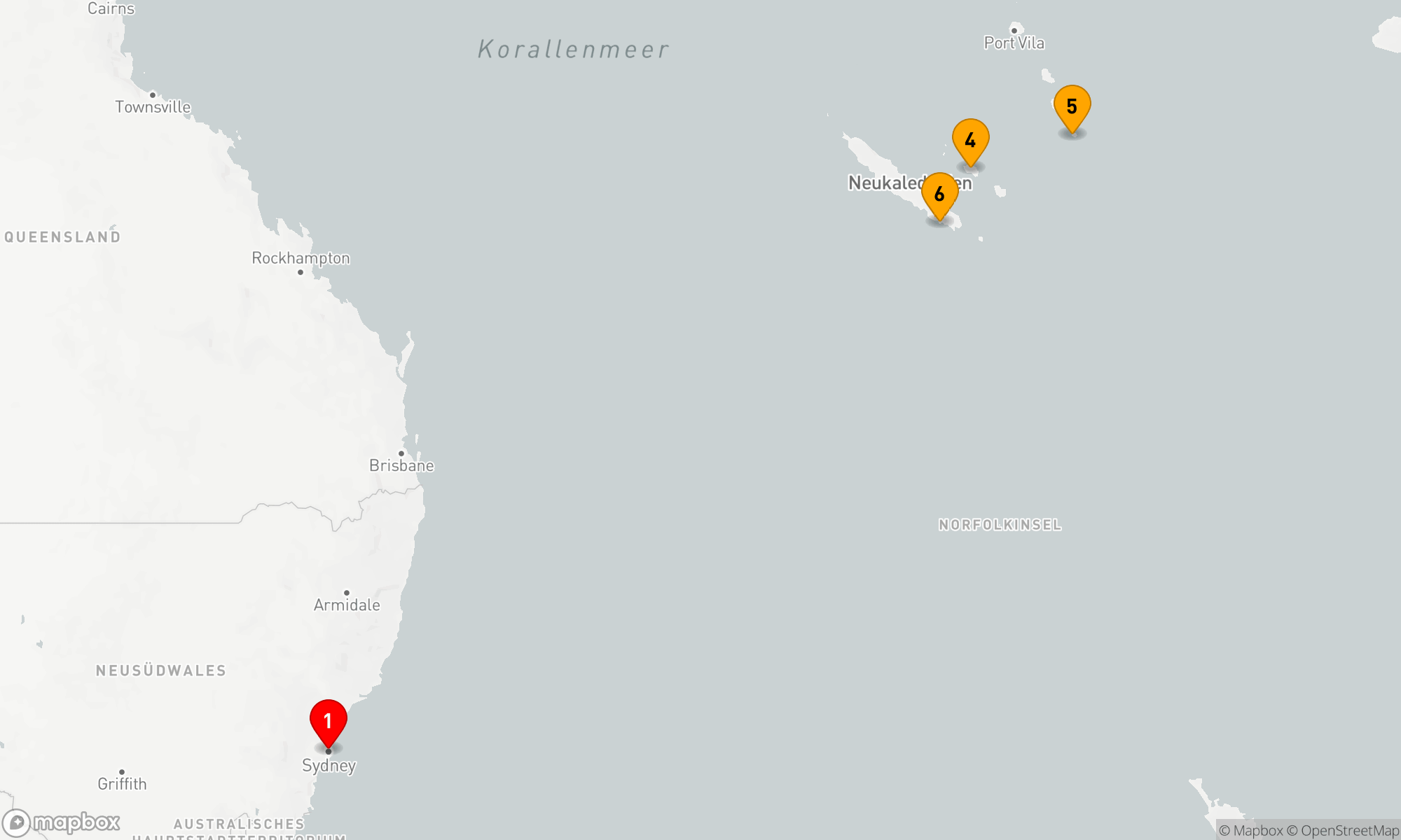 Route 8 Nächte - VANUATU & NEUKALEDONIEN