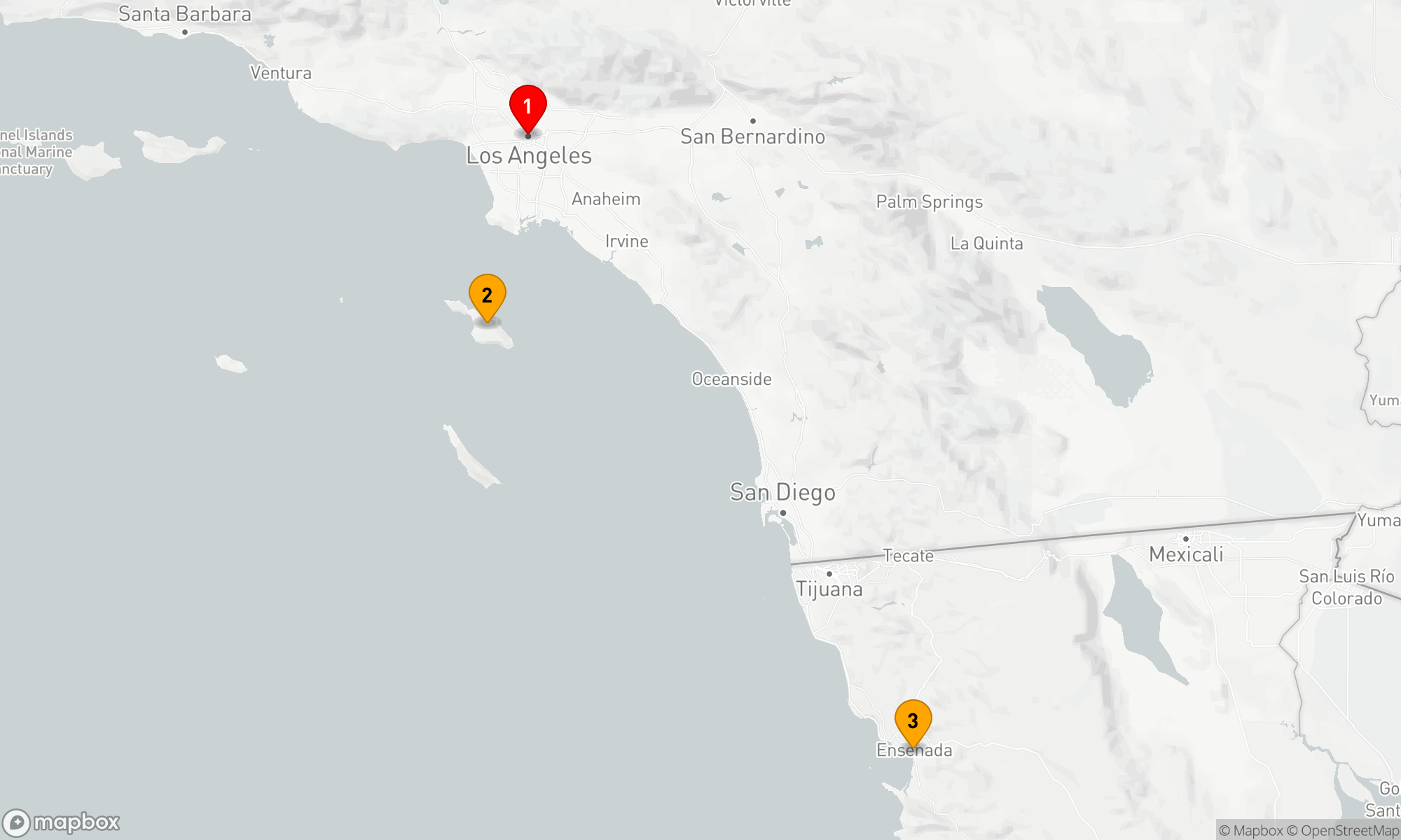 Route 4 Nächte - BAJA MEXIKO