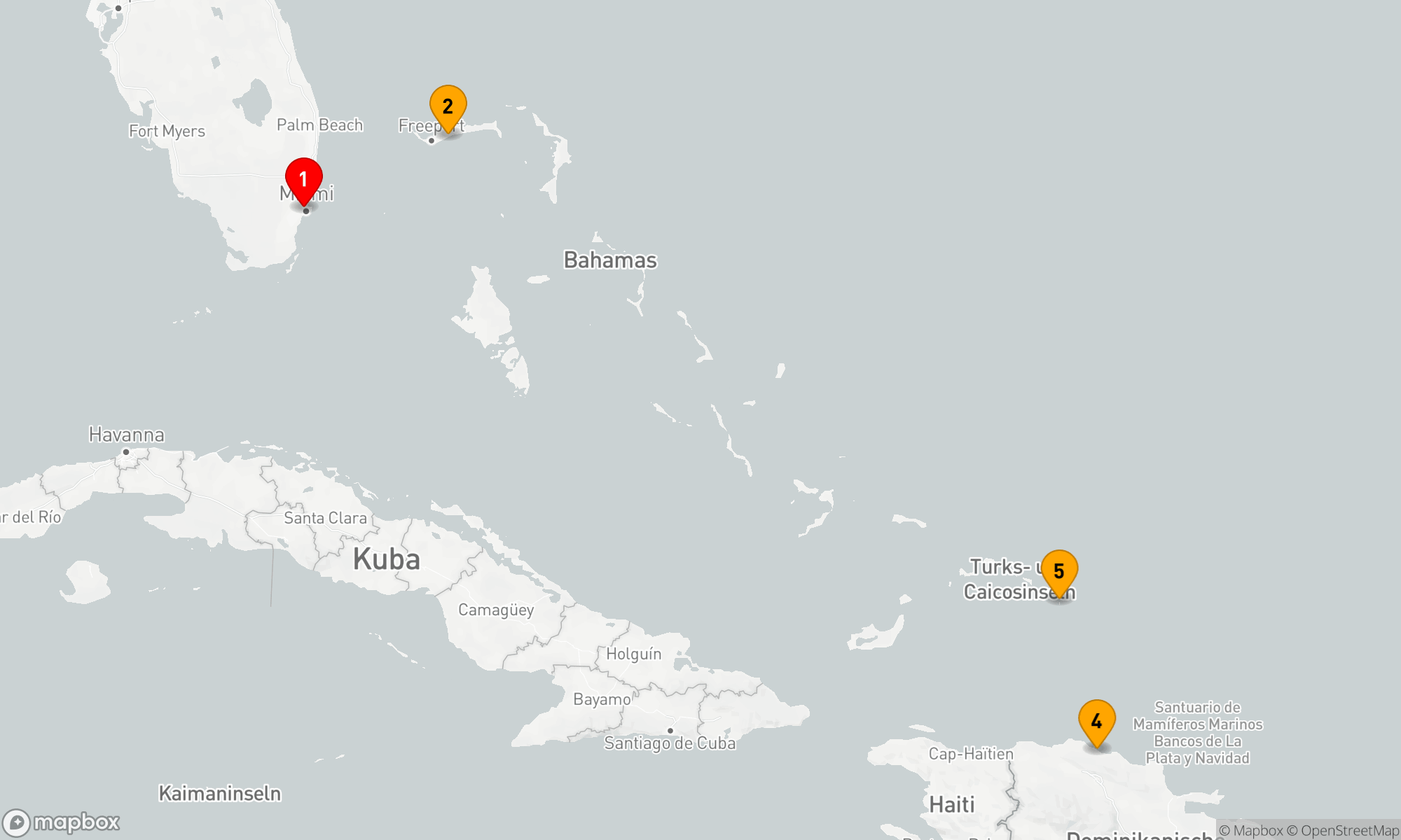 Route 6 Nächte - ÖSTLICHE KARIBIK