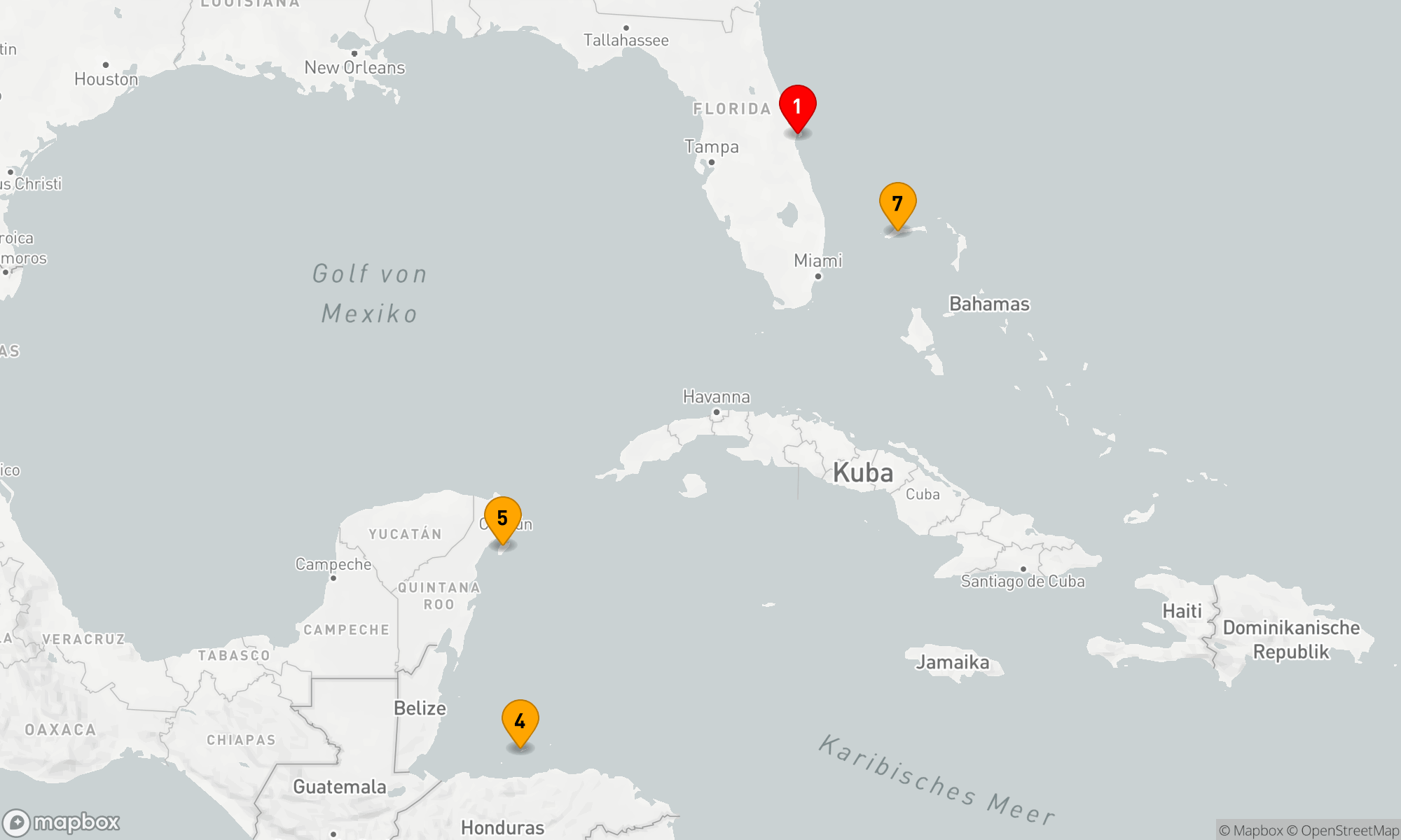 Route 7 Nächte - WESTLICHE KARIBIK