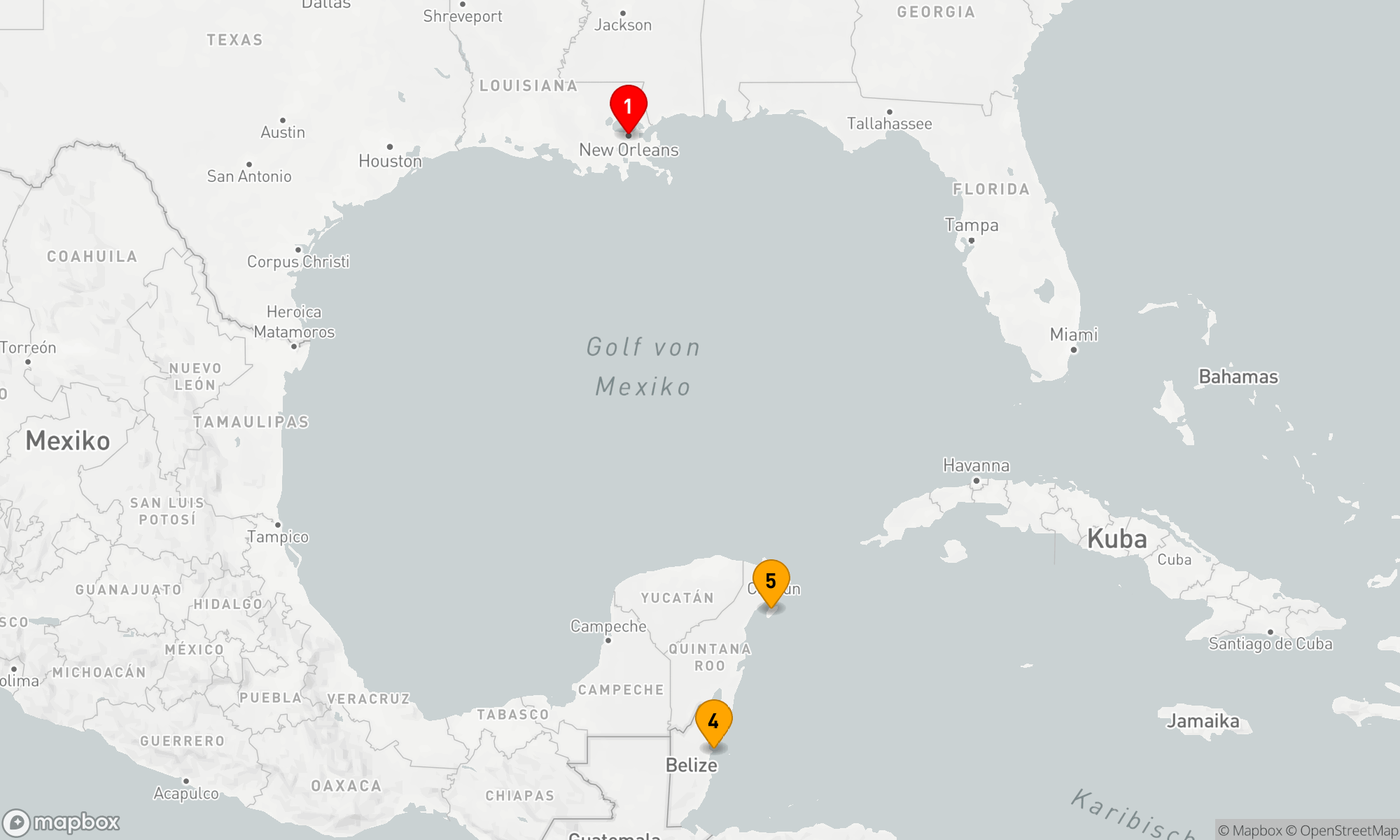 Route 6 Nächte - WESTLICHE KARIBIK