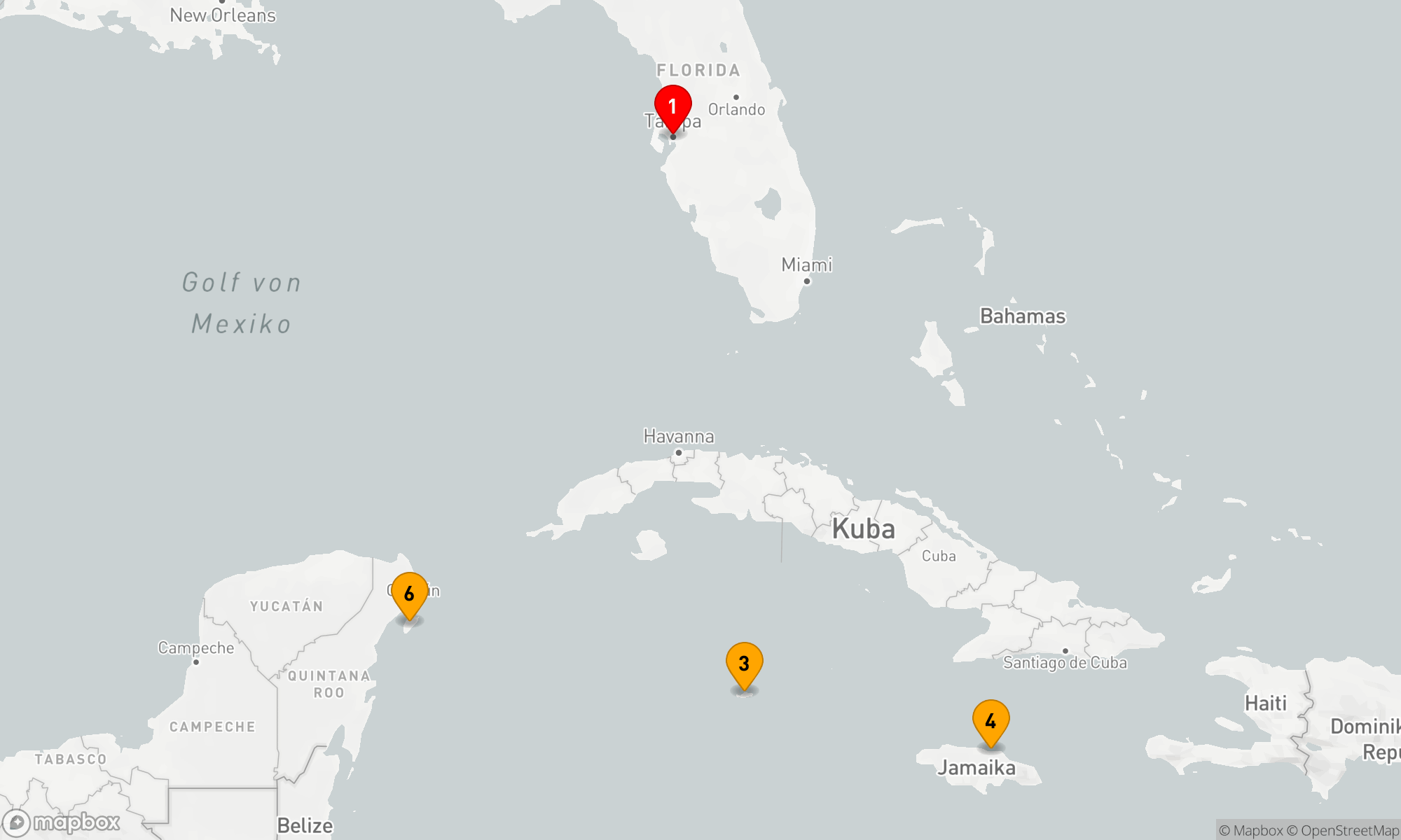 Route 7 Nächte - WESTLICHE KARIBIK