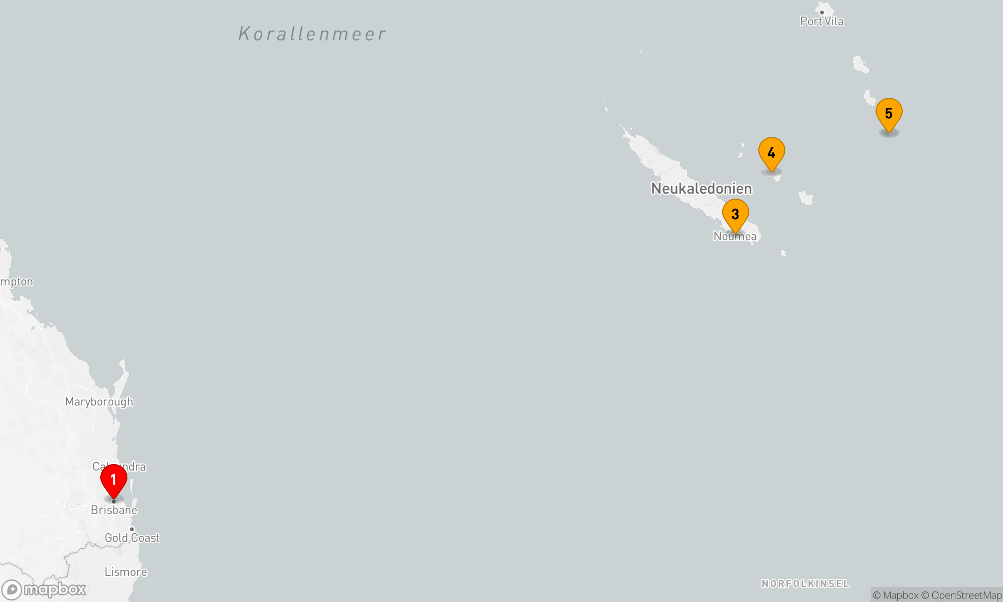 Route 7 Nächte - VANUATU & NEUKALEDONIEN