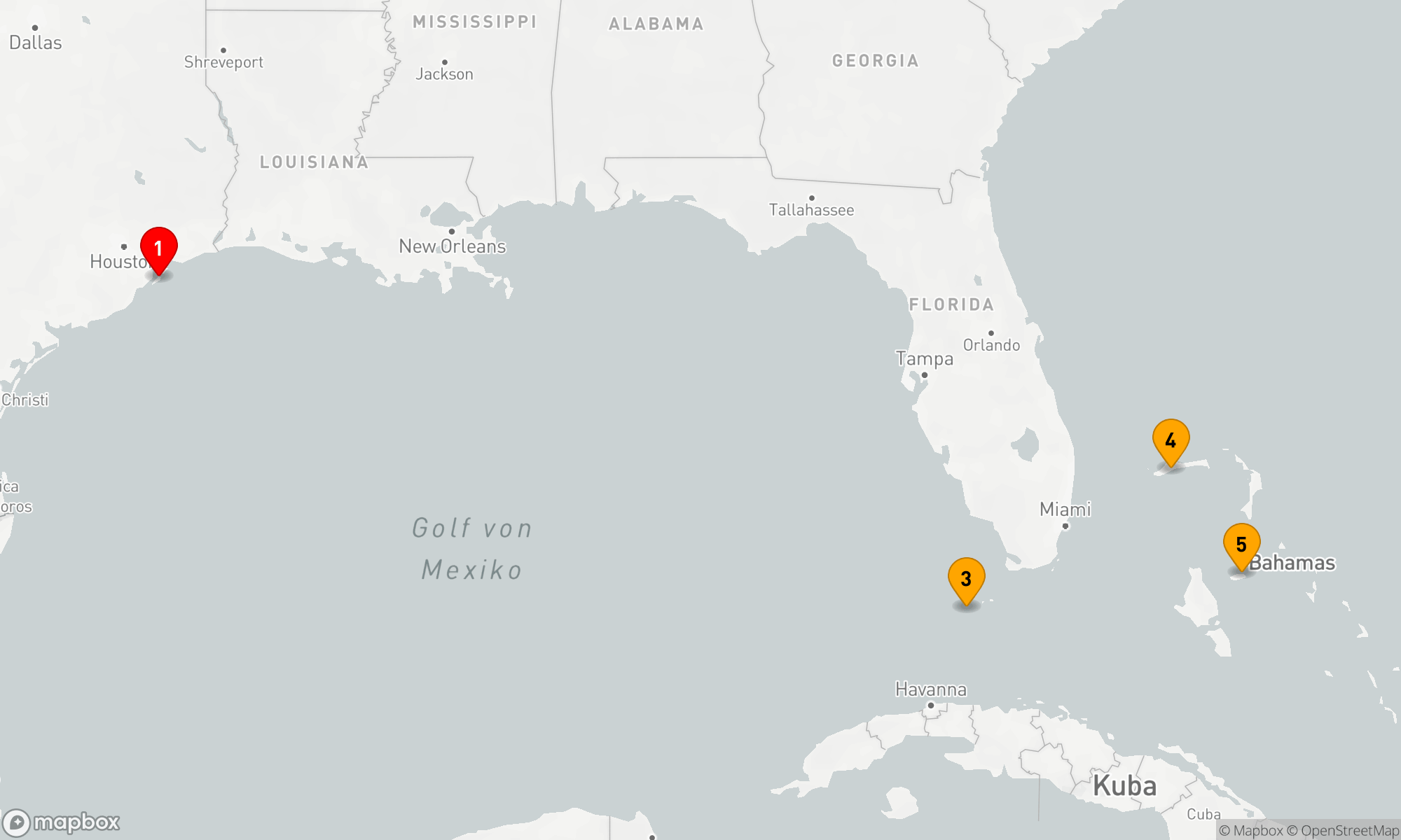Route 7 Nächte - BAHAMAS