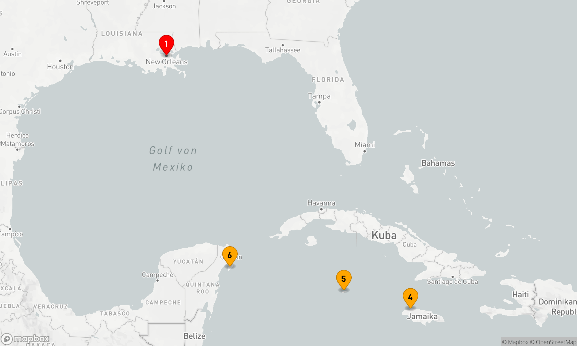 Route 7 Nächte - WESTLICHE KARIBIK