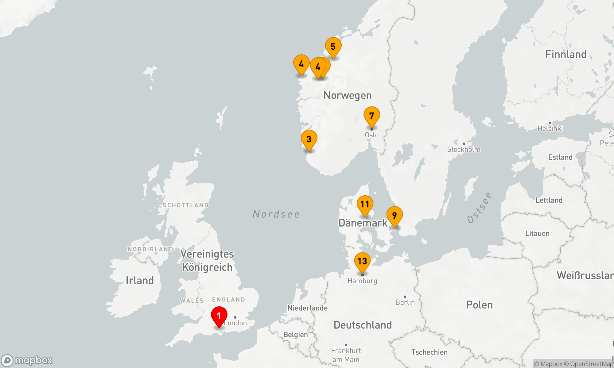 Route 14 Nächte - NORDEUROPA UND SKANDINAVIEN