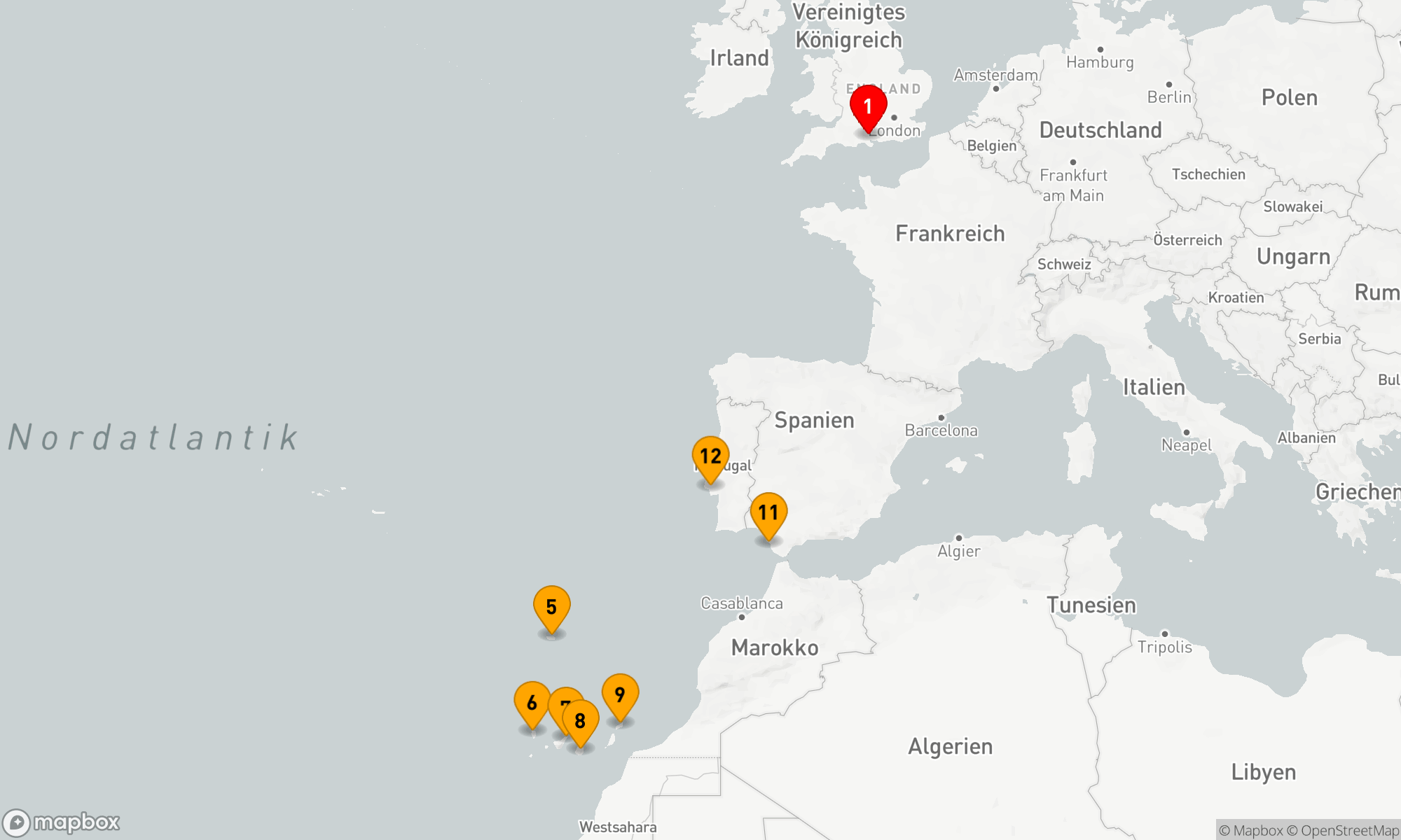 Route 14 Nächte - SPANIEN PORTUGAL UND KANARISCHE INSELN