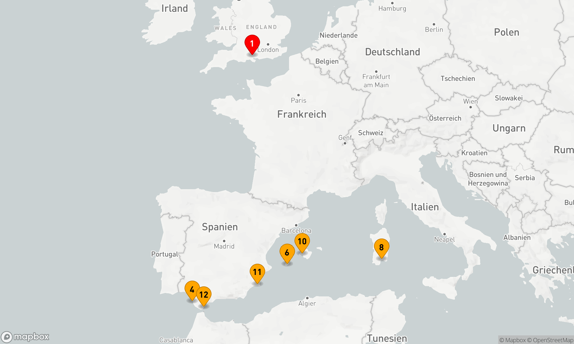 Route 14 Nächte - MEDITERRANE INSELN