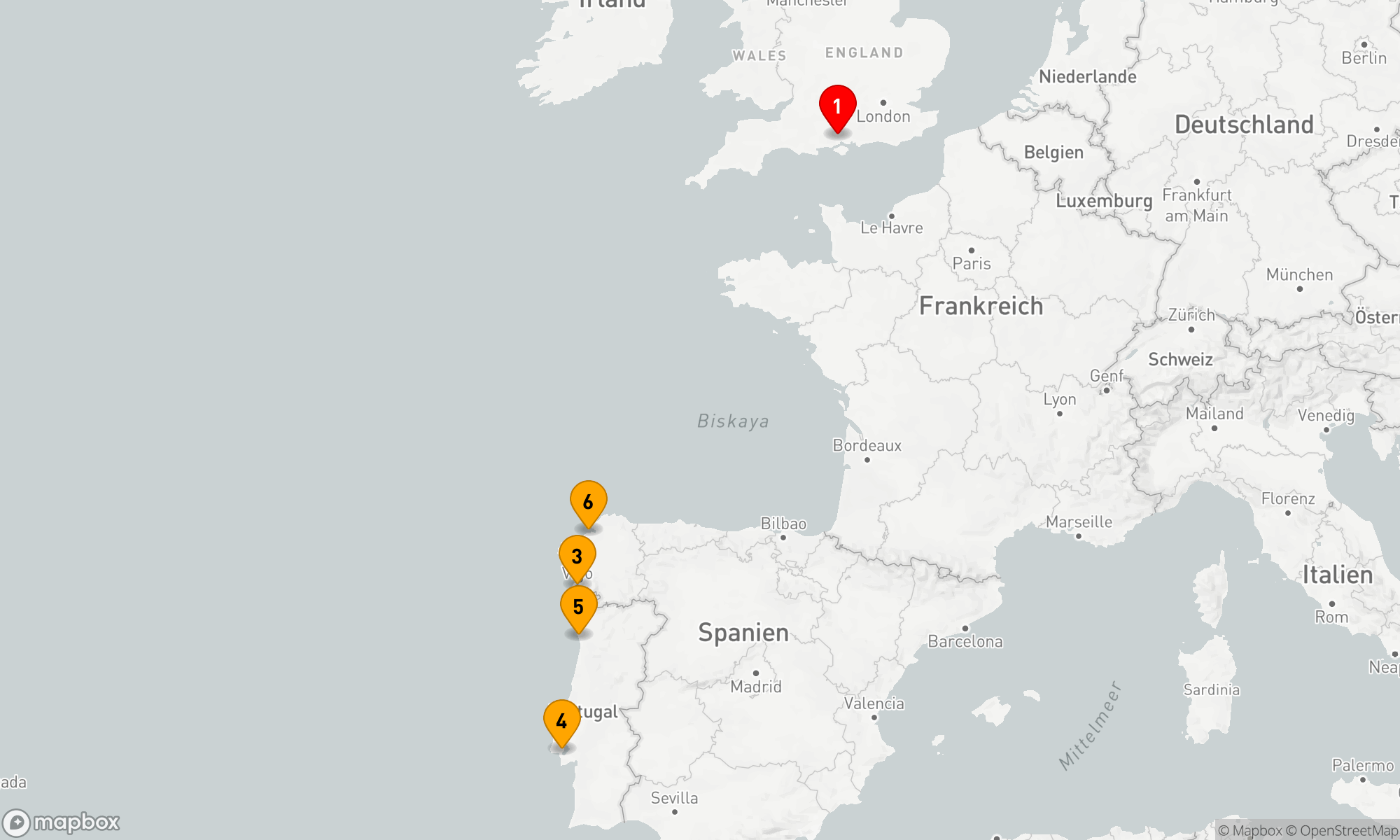 Route 7 Nächte - SPANIEN UND PORTUGAL