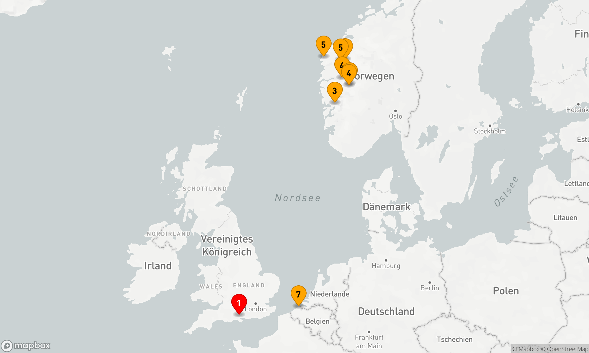 Route 7 Nächte - NORWEGISCHE FJORDE