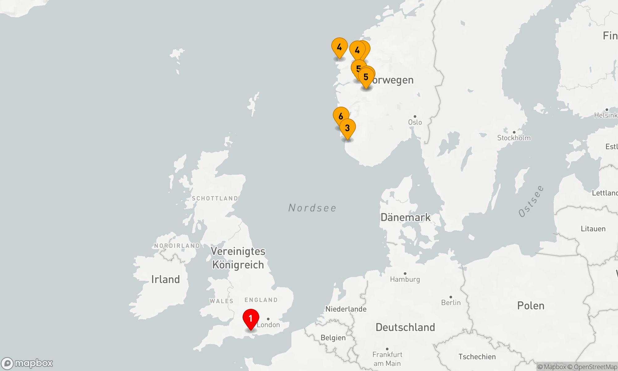 Route 7 Nächte - NORWEGISCHE FJORDE