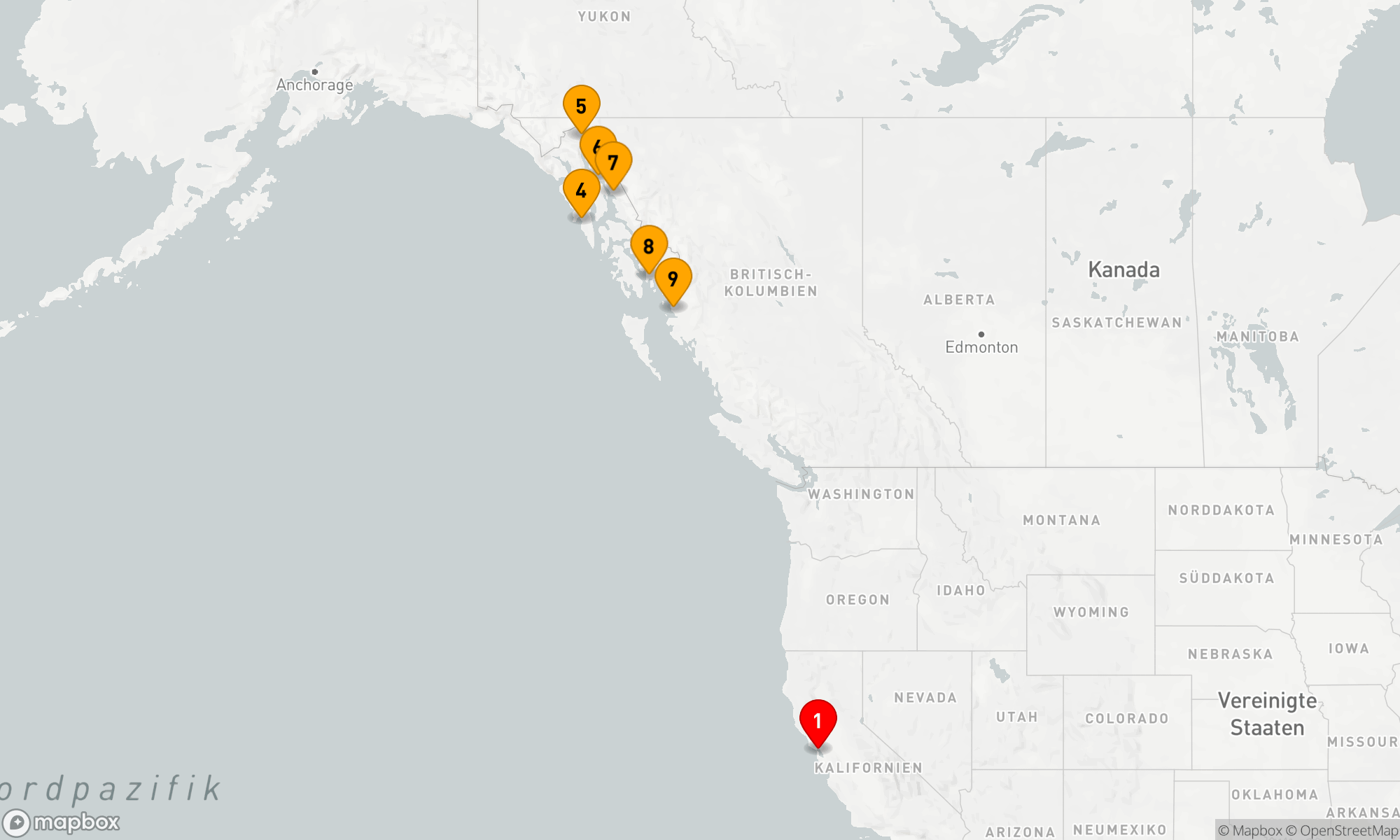 Route 11 Nächte - ALASKA INSIDE PASSAGE & GLETSCHER