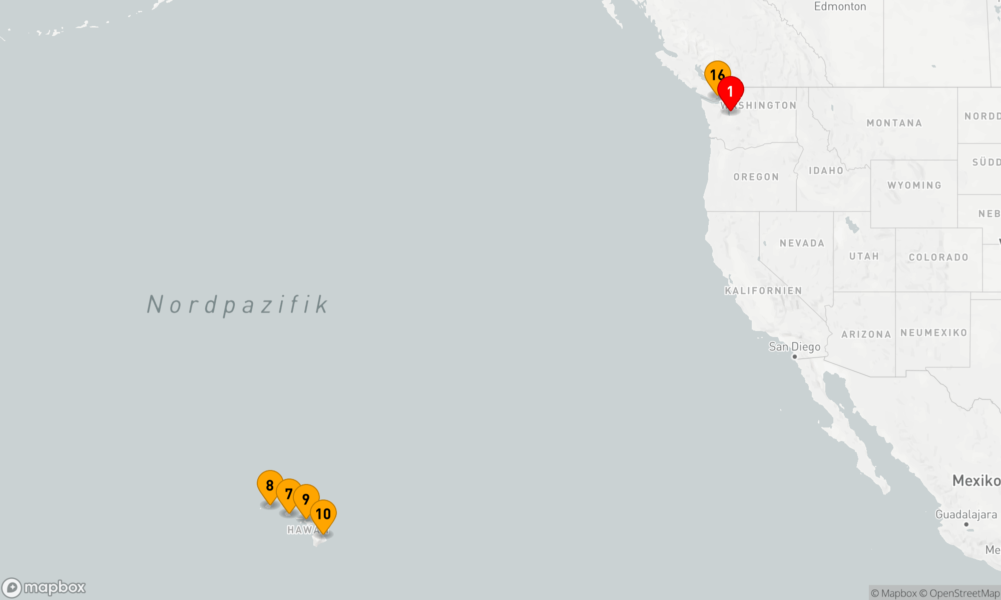 Route 16 Nächte - REISEN - HAWAII
