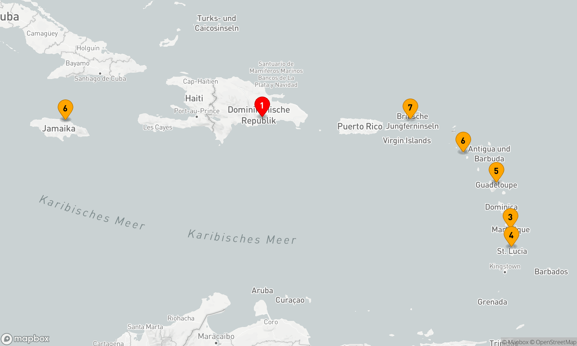 Route 7 Nächte - Karibische Entdeckertour