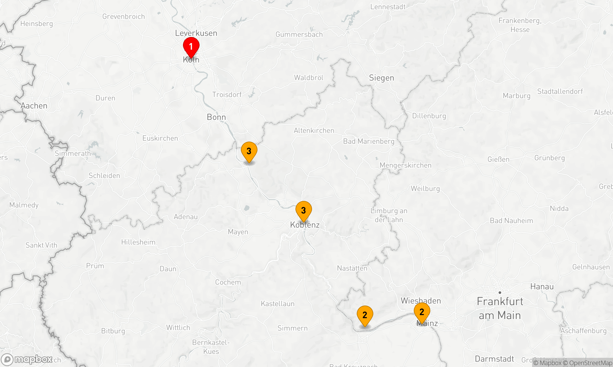 Route 3 Nächte - Schnupperreise Rüdesheim